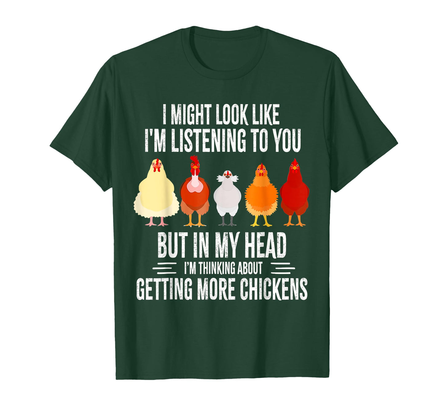 Funny Chicken Farmer design women men getting a lot chickens T-Shirt
