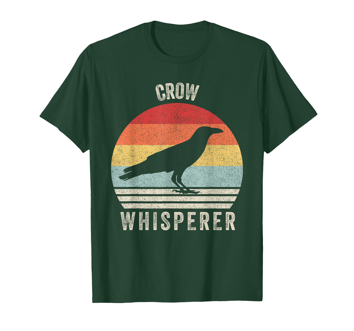 Retro Crow Whisperer Shirt Funny Birds Lover Crow Vintage T-Shirt