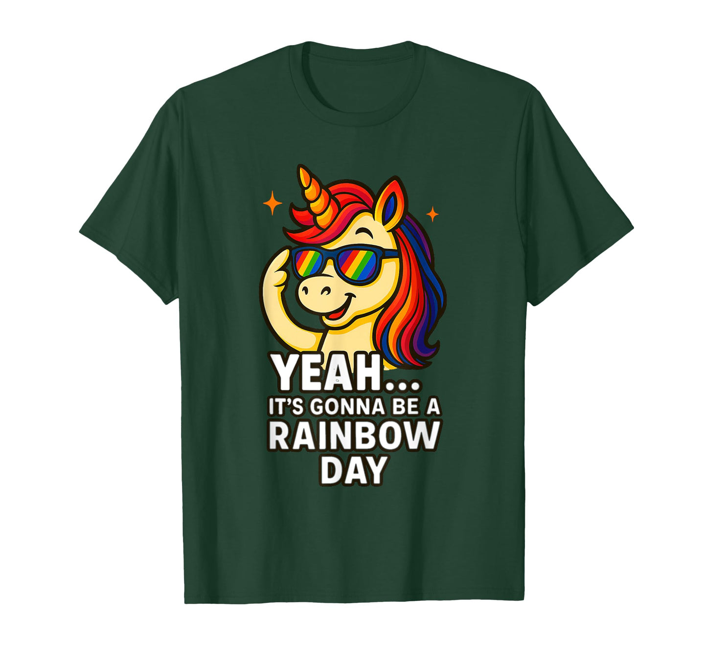 Unicorn Rainbow Day T-Shirt