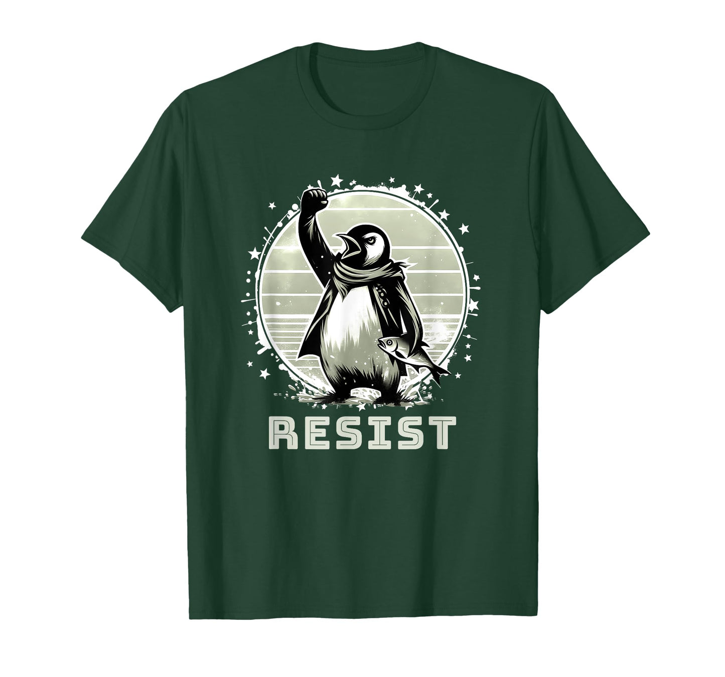 Resist Shirt Funny Resist Penguins Protest Against T-Shirt