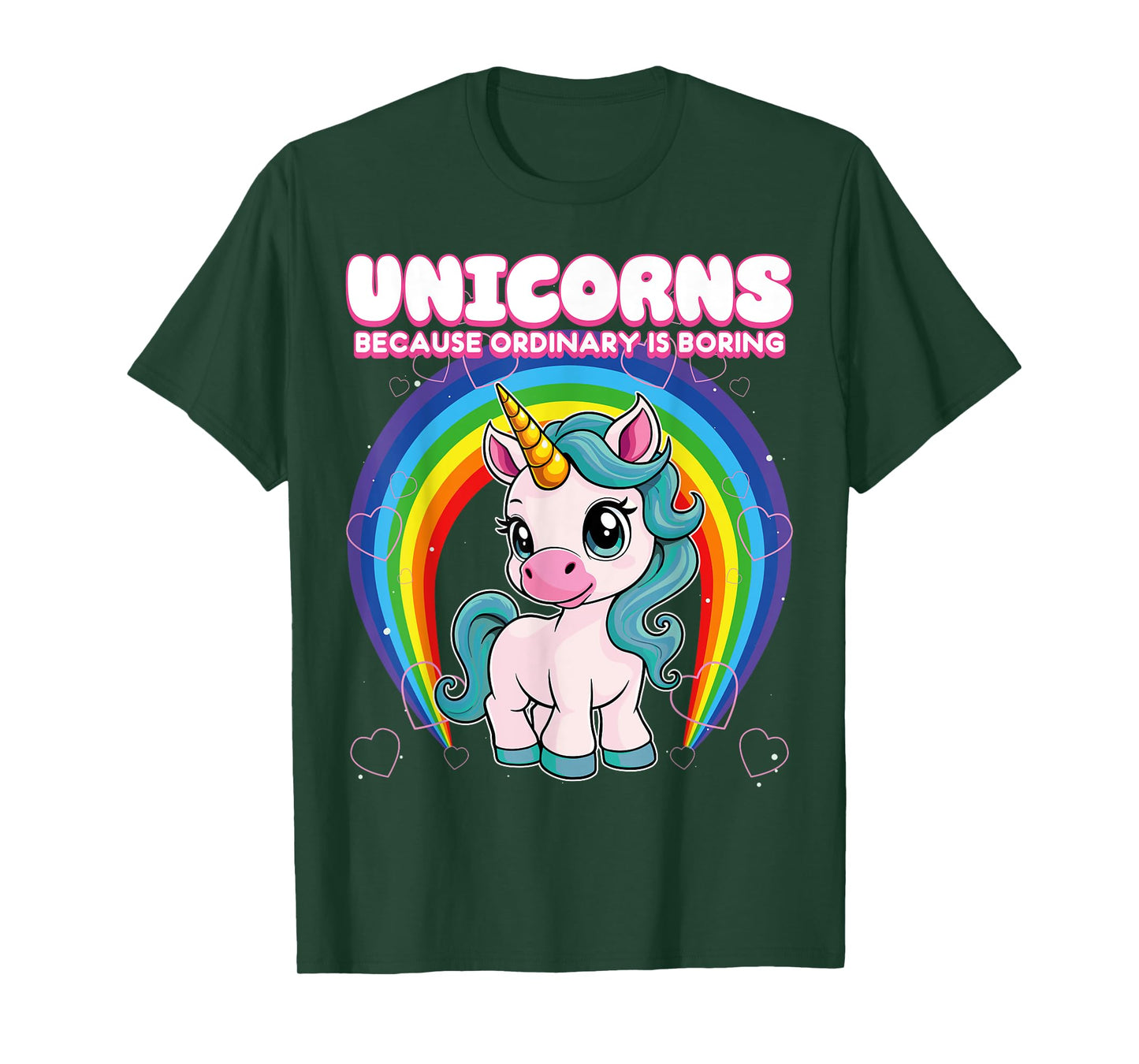 Unicorns Because Ordinary Is Boring Unicorn T-Shirt