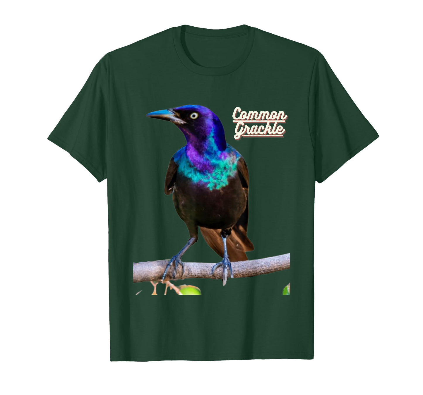 Common Grackle Bird Watchers Bird Lovers T-Shirt