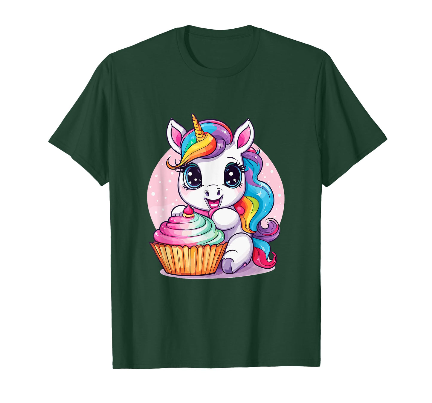 Unicorn Cupcake Sweet Dessert Delicious Baker T-Shirt