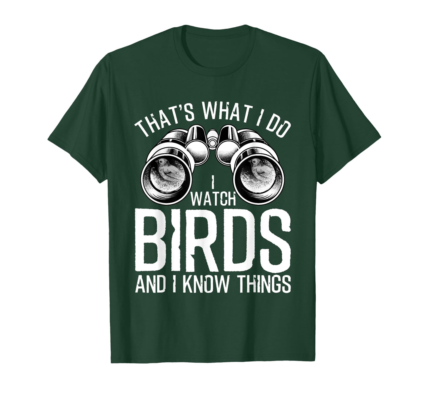 Bird Art For Men Women Kid Bird Watching Birding Birdwatcher T-Shirt