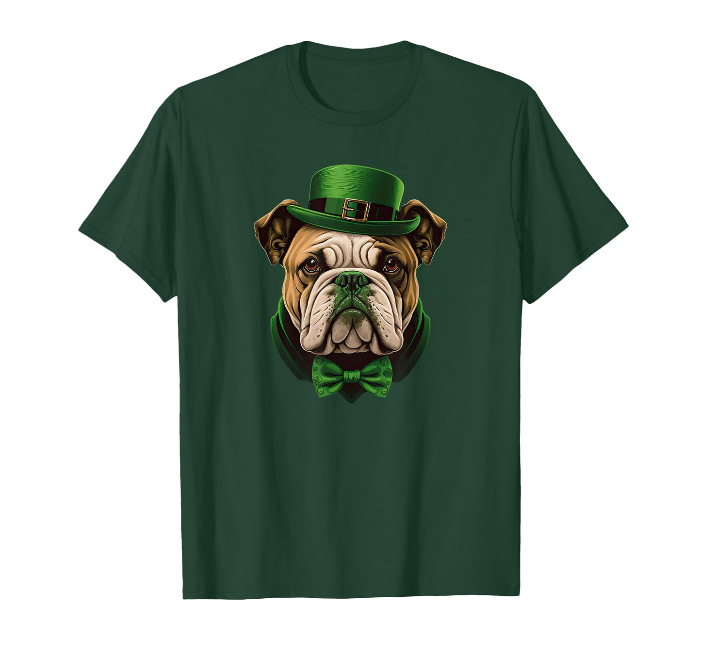 Funny Bulldog Dog St Patricks day irish Saint patrick Day T-Shirt