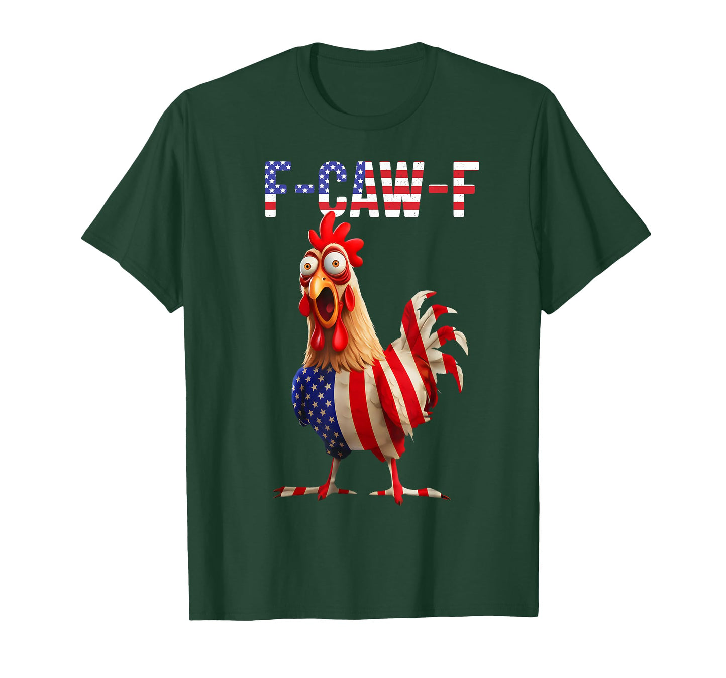 F-Caw-F Funny Chicken Humor Quote Rooster Meme T-Shirt