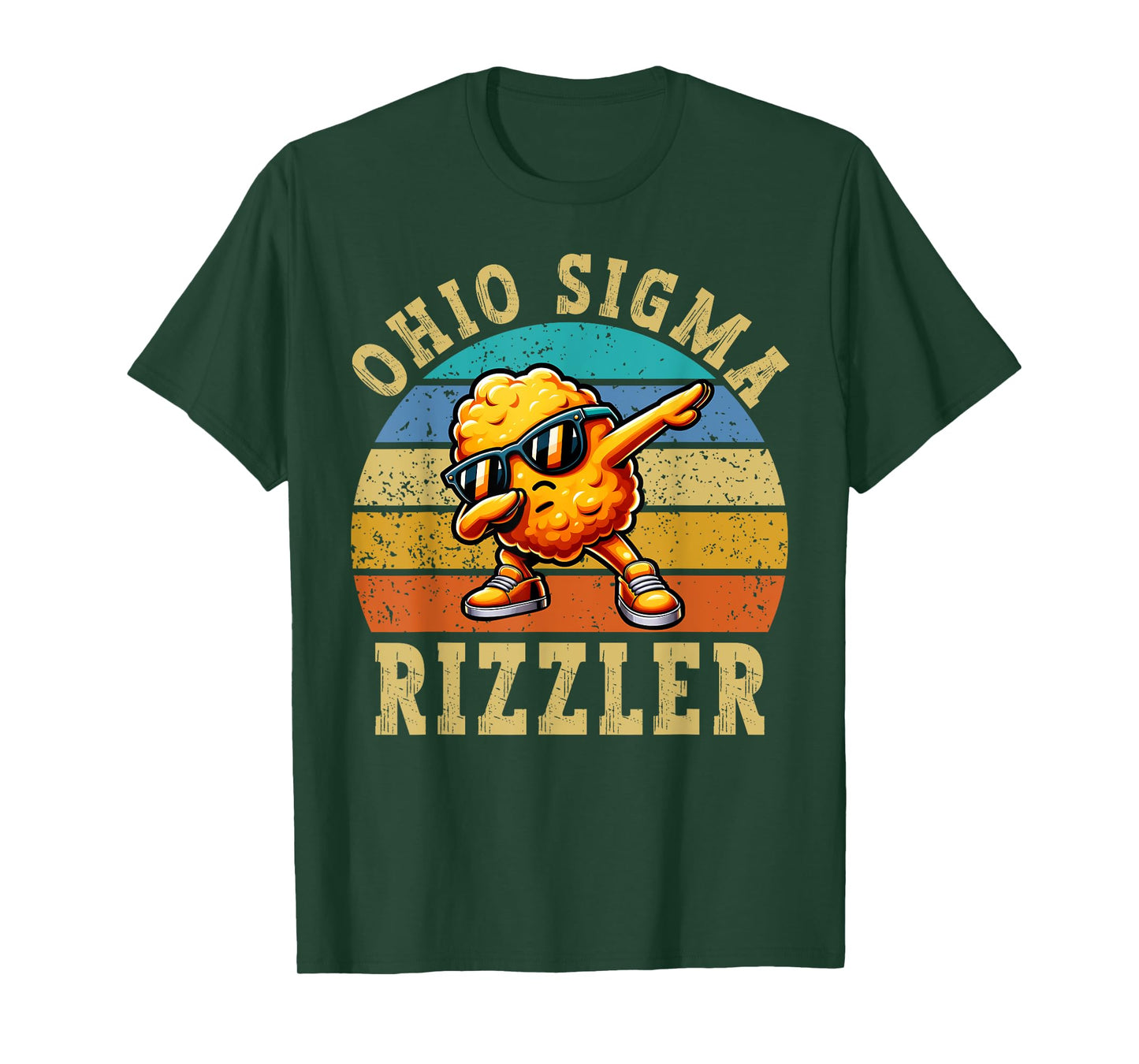 Ohio Sigma Rizzler Dabbing Chicken Nugget Rizz T-Shirt
