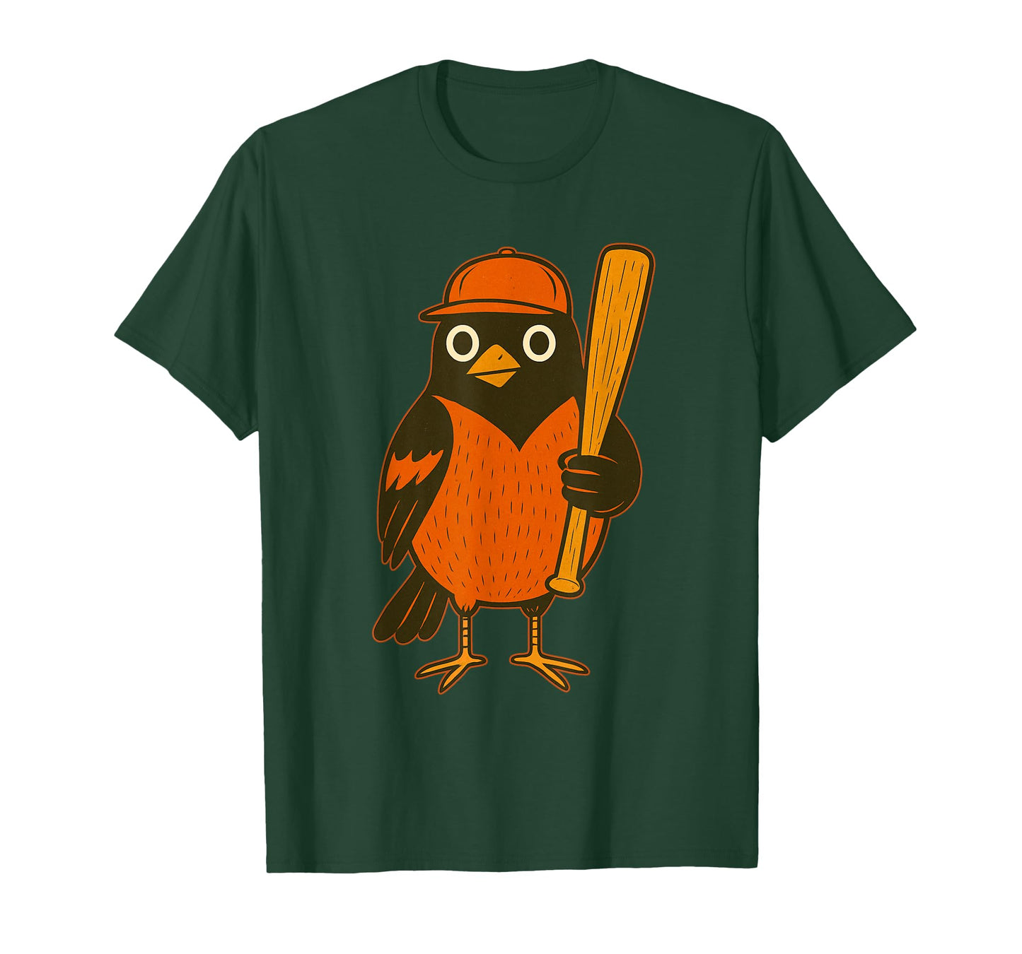 Batgrip Flight - Orangeheat Walks Loud Classic Oriole Animal T-Shirt