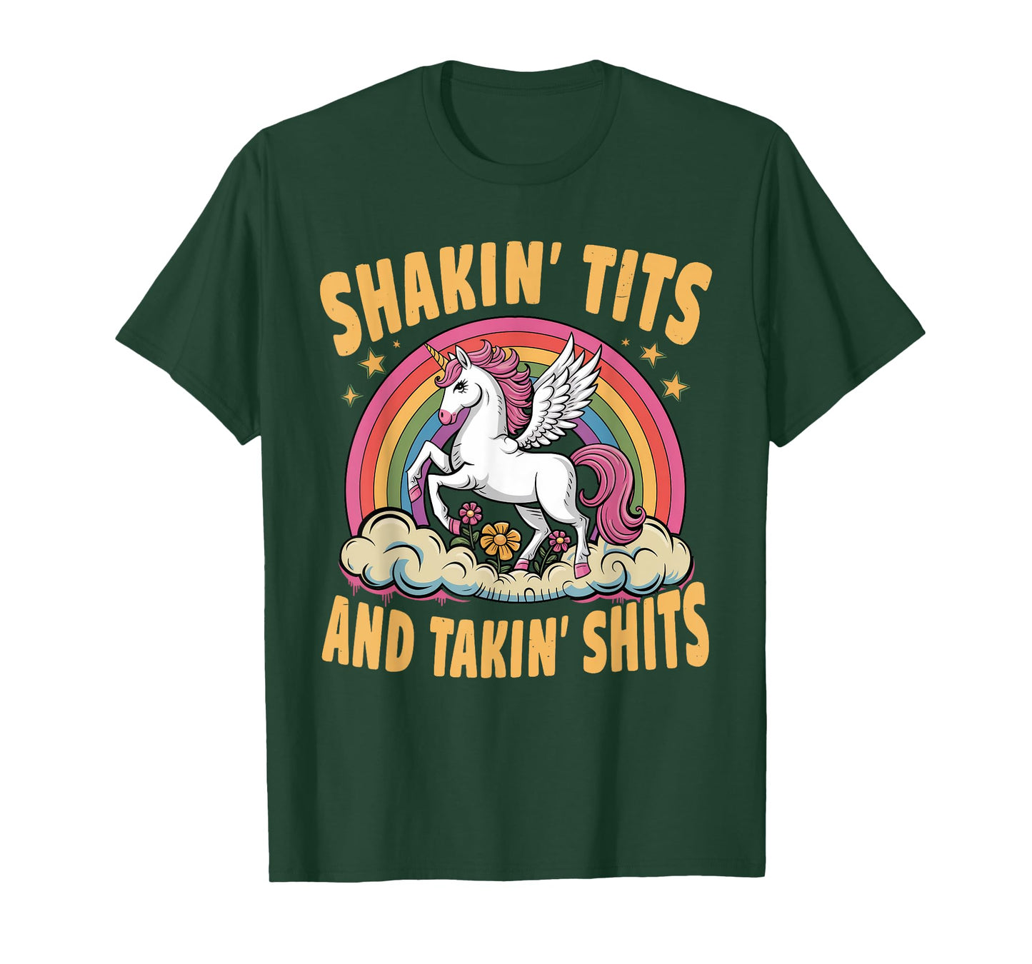 Shakin' Tits And Takin' Shits Funny For Women Men T-Shirt