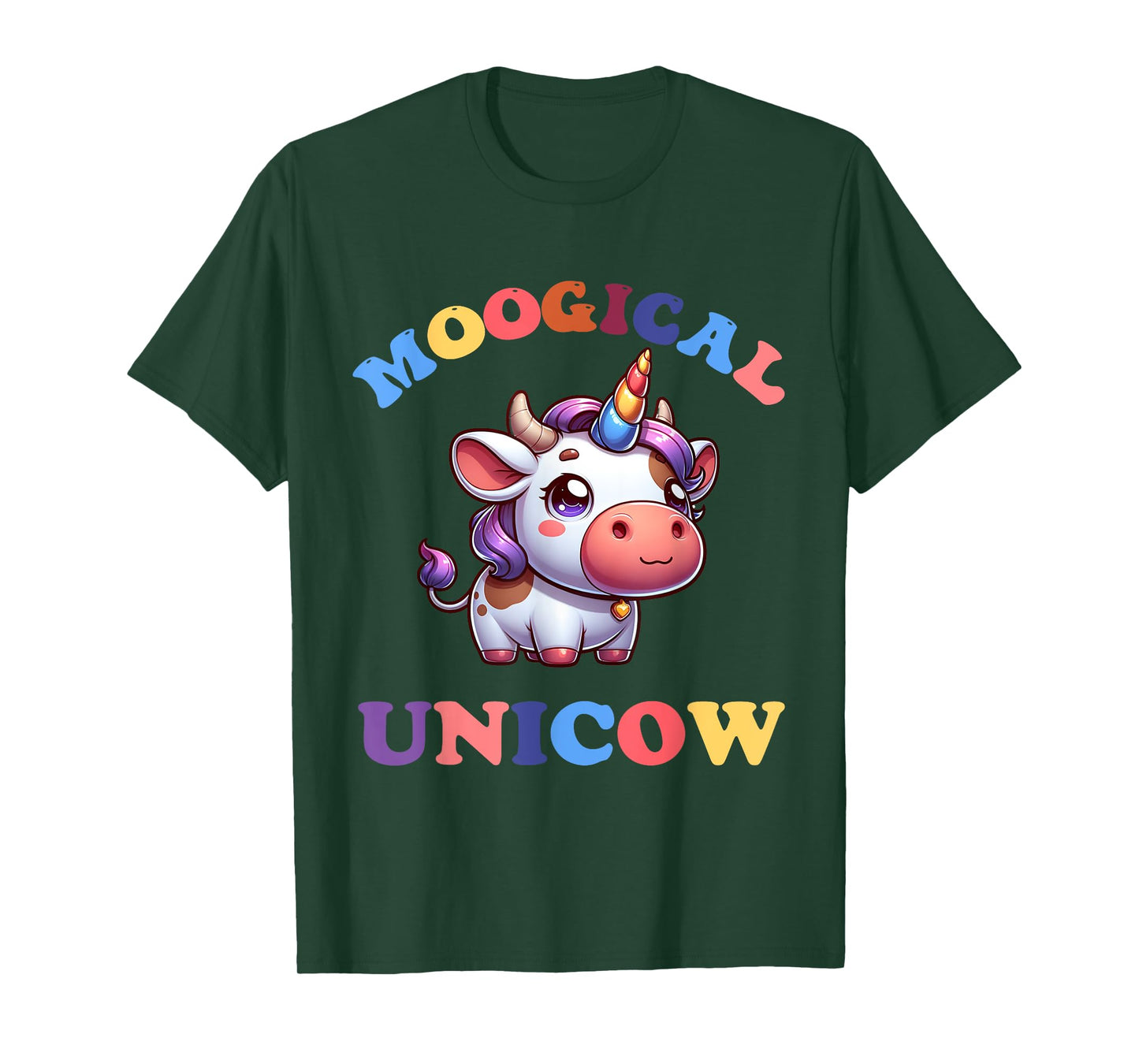 Moogical Unicow Funny Shirts Dairy Farmer Cattle Rancher T-Shirt