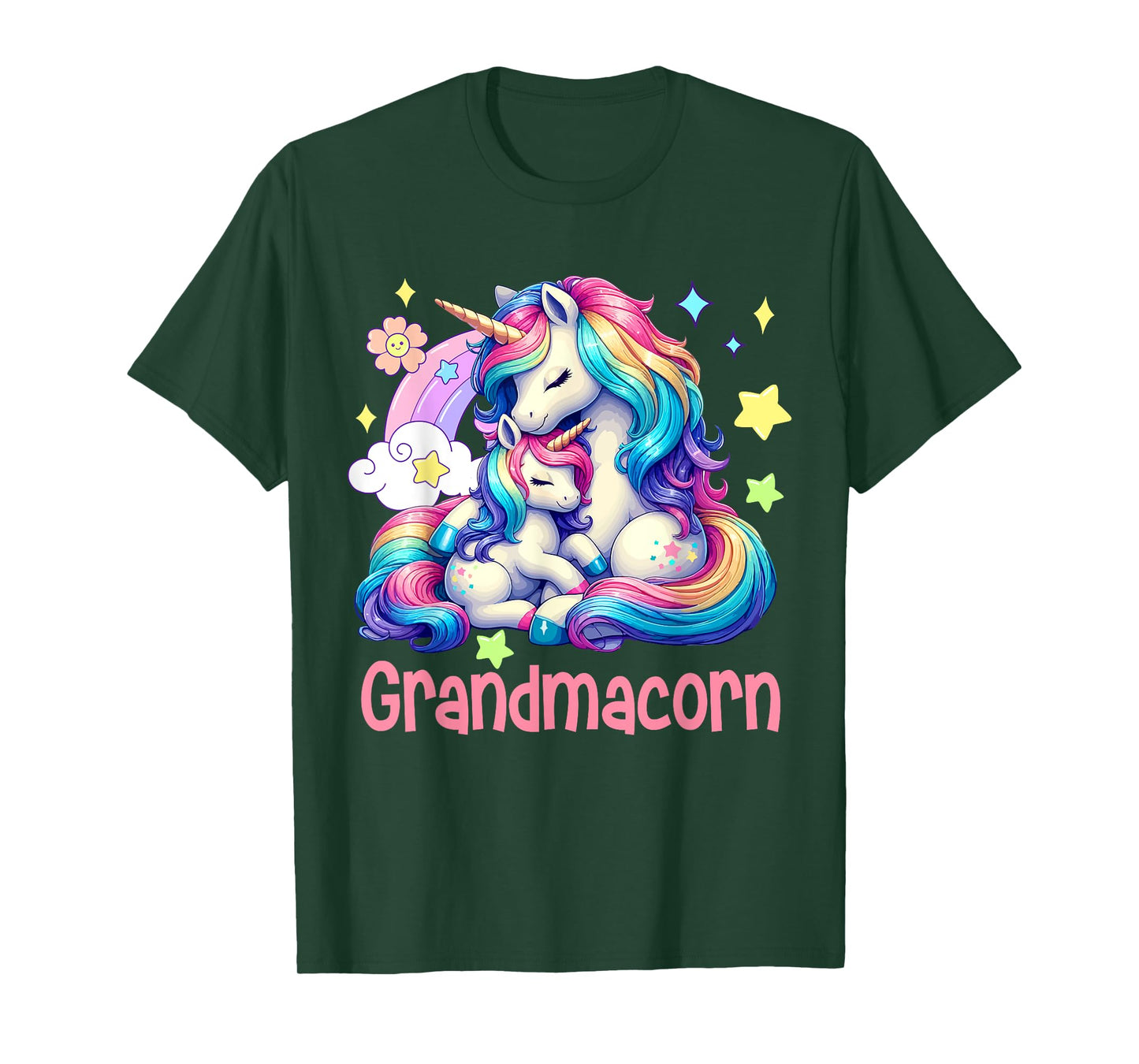 Grandmacorn Mother's Day Grandma Costume Unicorns Lover T-Shirt