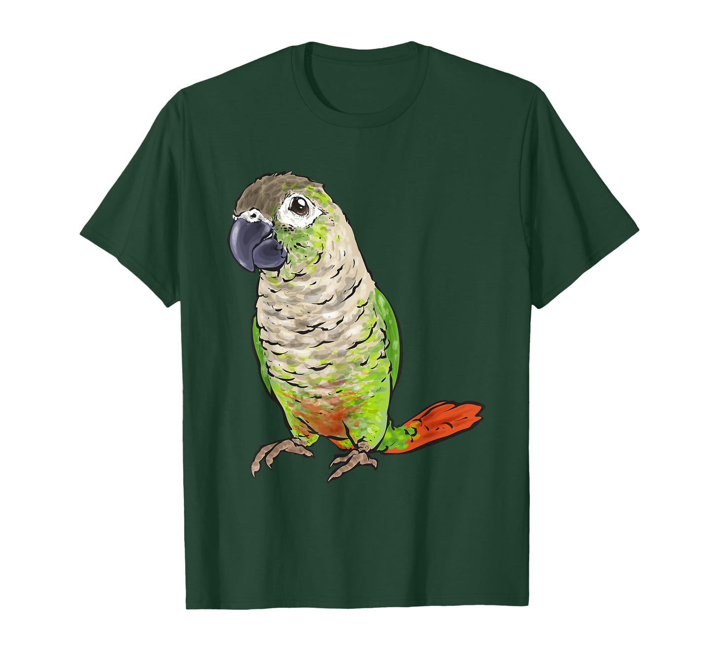 Green Cheek Conure Parrot Bird Conure T-Shirt