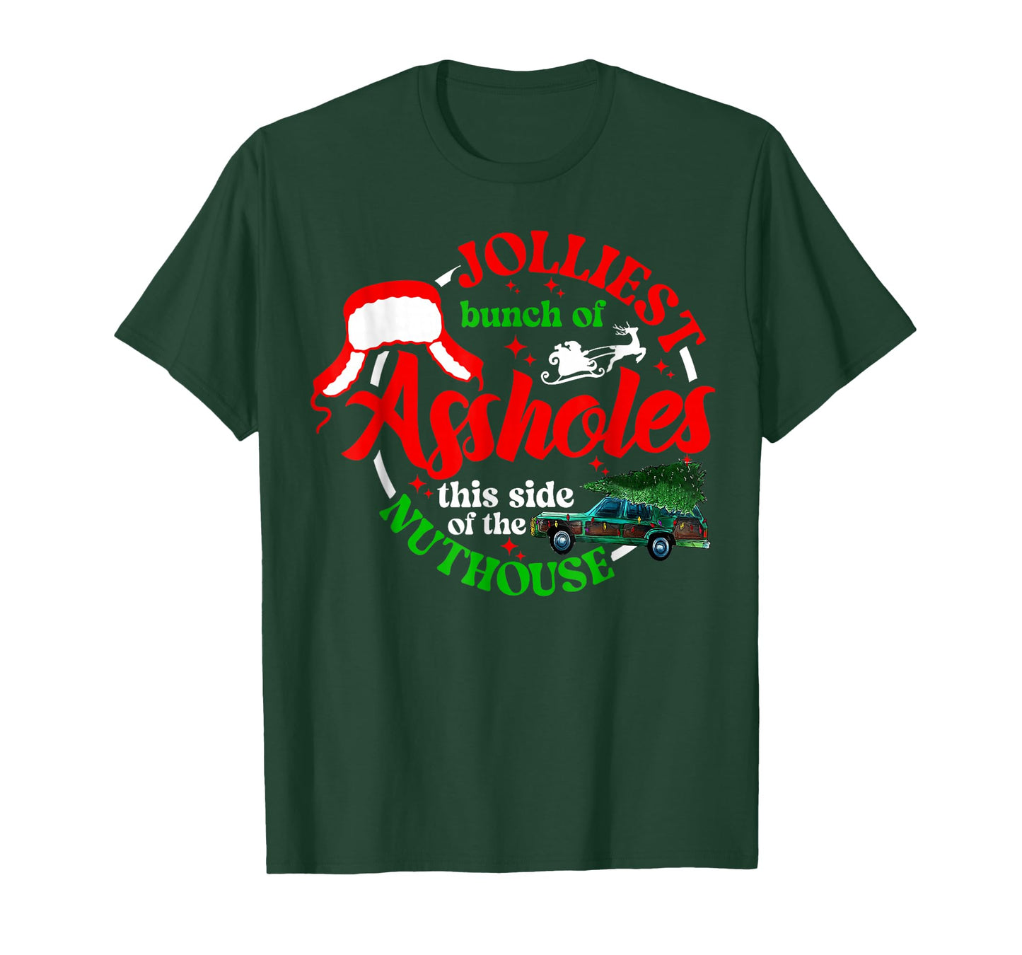 Retro Jolliest Bunch Of Assholes This Side Of The Nut House T-Shirt