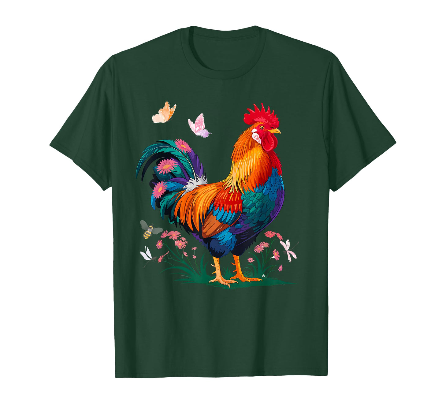 Funny Chicken Men Women Rooster Chicken Lovers T-Shirt