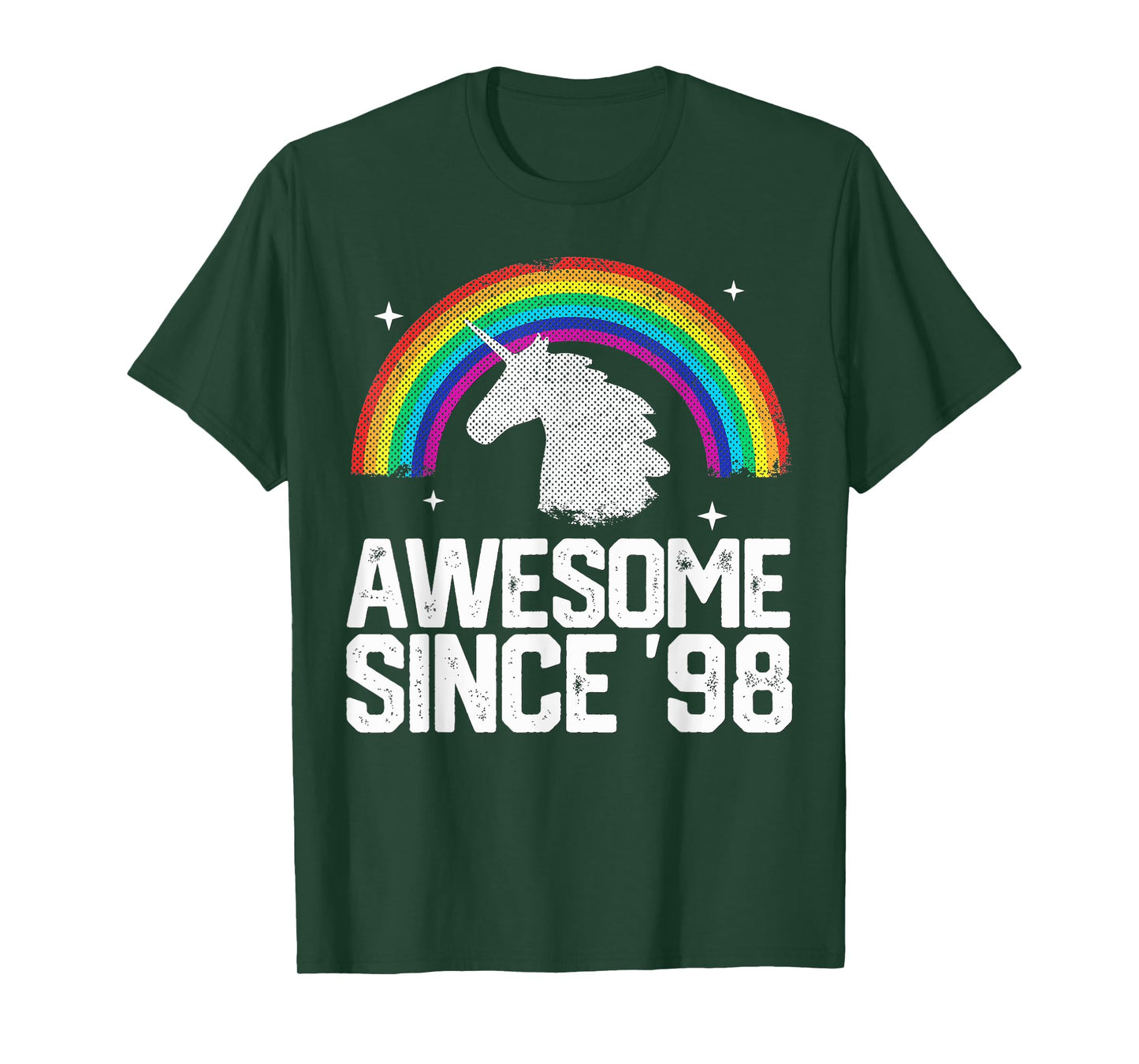 Awesome Since 1998 26th Birthday 26 Years Old Unicorn T-Shirt