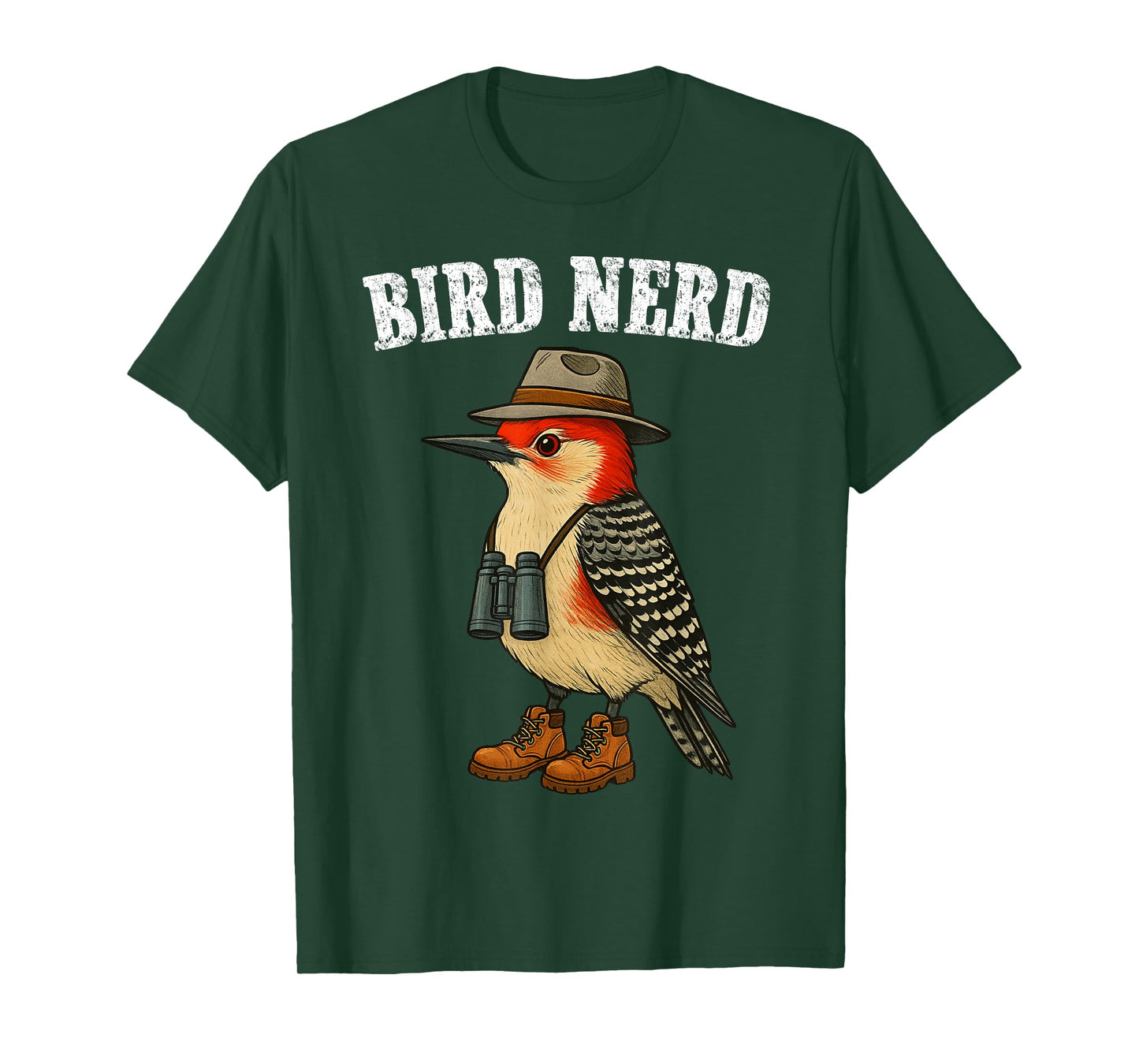 Bird Nerd Vintage Bird Lover Birding Funny Bird Watching T-Shirt