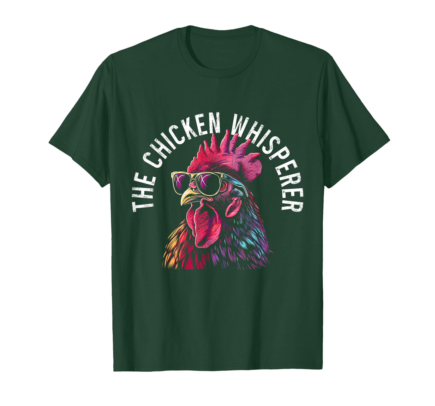 Chicken Whisperer Mom Dad Funny Poultry Farmer Vintage Farm T-Shirt