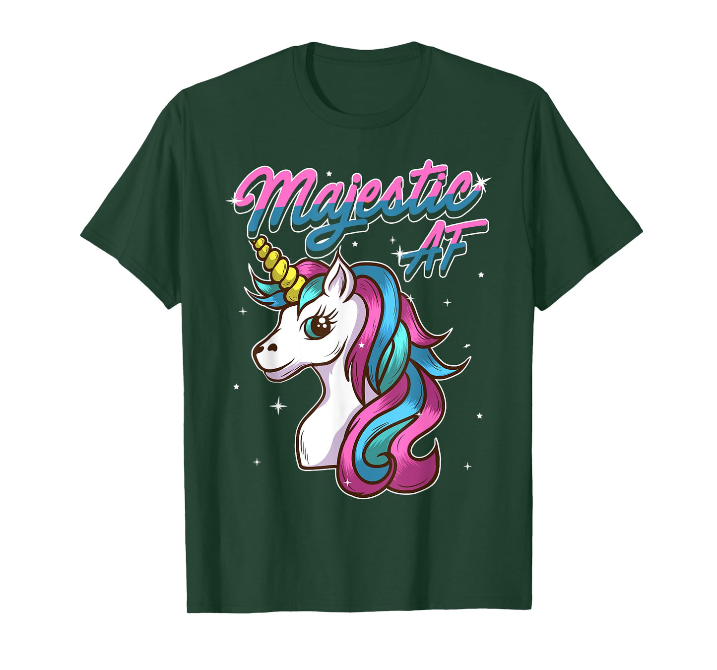 Unicorn T Shirt Majestic AF T Shirt Unicorn Shirts T-Shirt