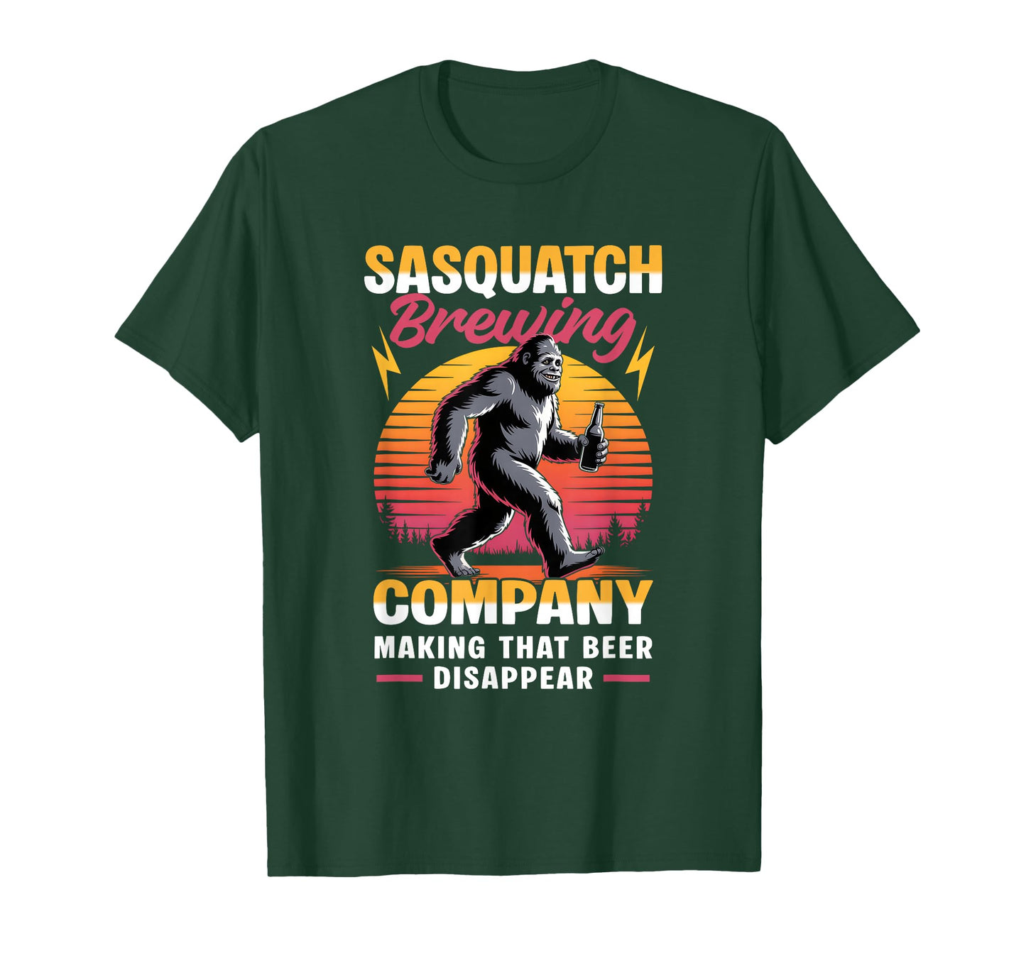 Sasquatch Brewing Company Bigfoot Making That Beer Disappear T-Shirt