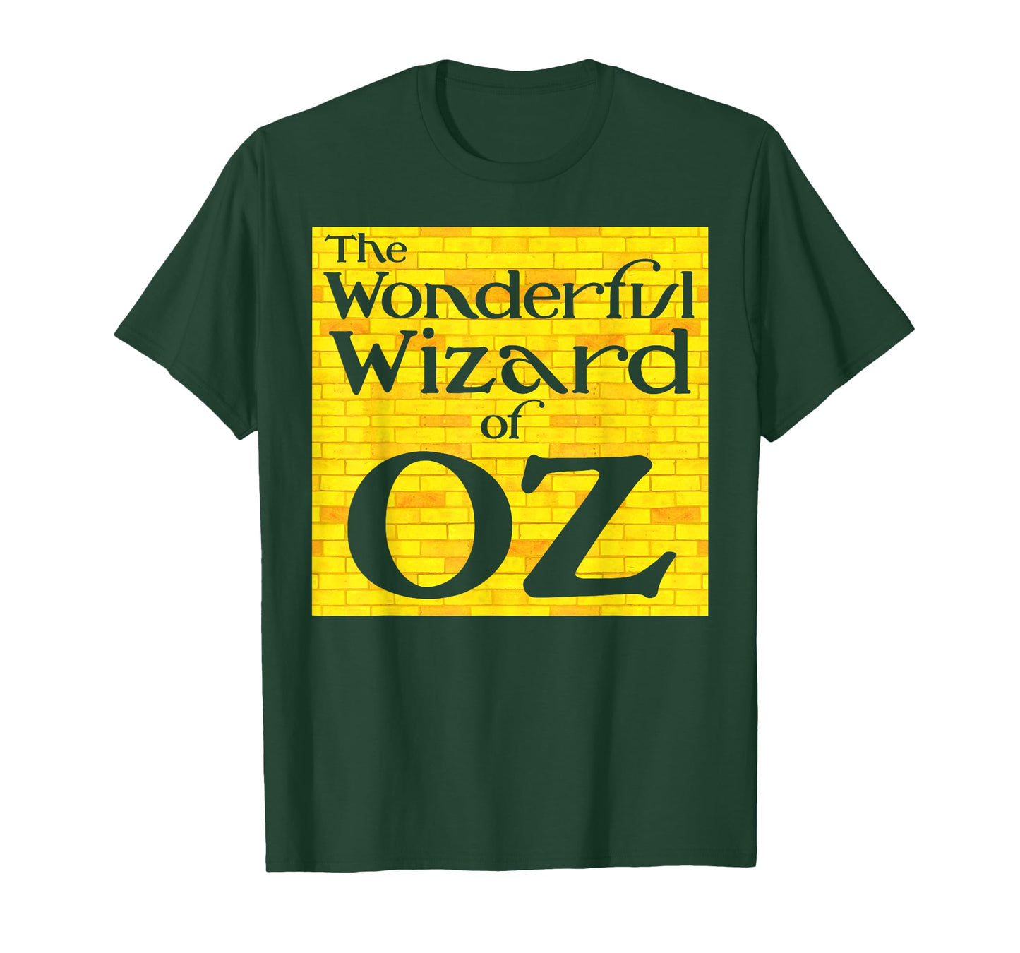 Retro Vintage Yellow Brick Road Wonderful Wizard of OZ Logo T-Shirt
