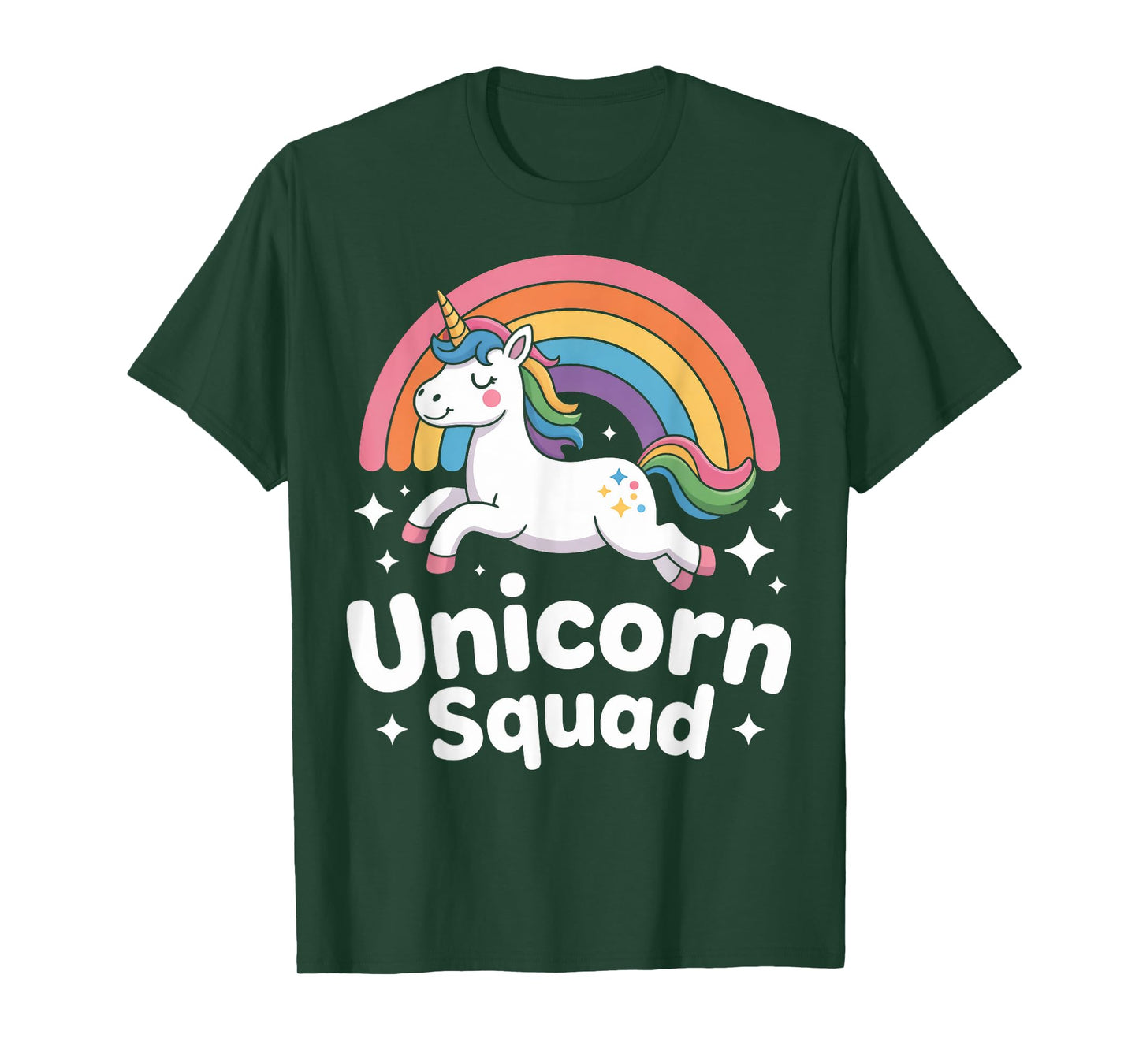 Unicorn Squad Rainbow Leaping Unicorn T-Shirt