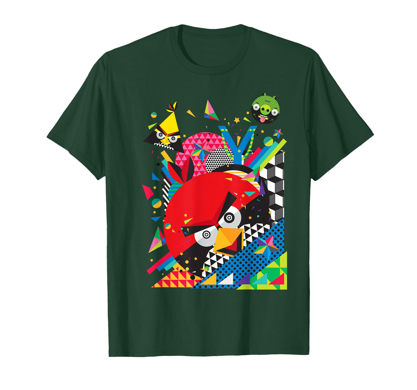 Angry Birds Geometric Pop Art Official Merchandise T-Shirt