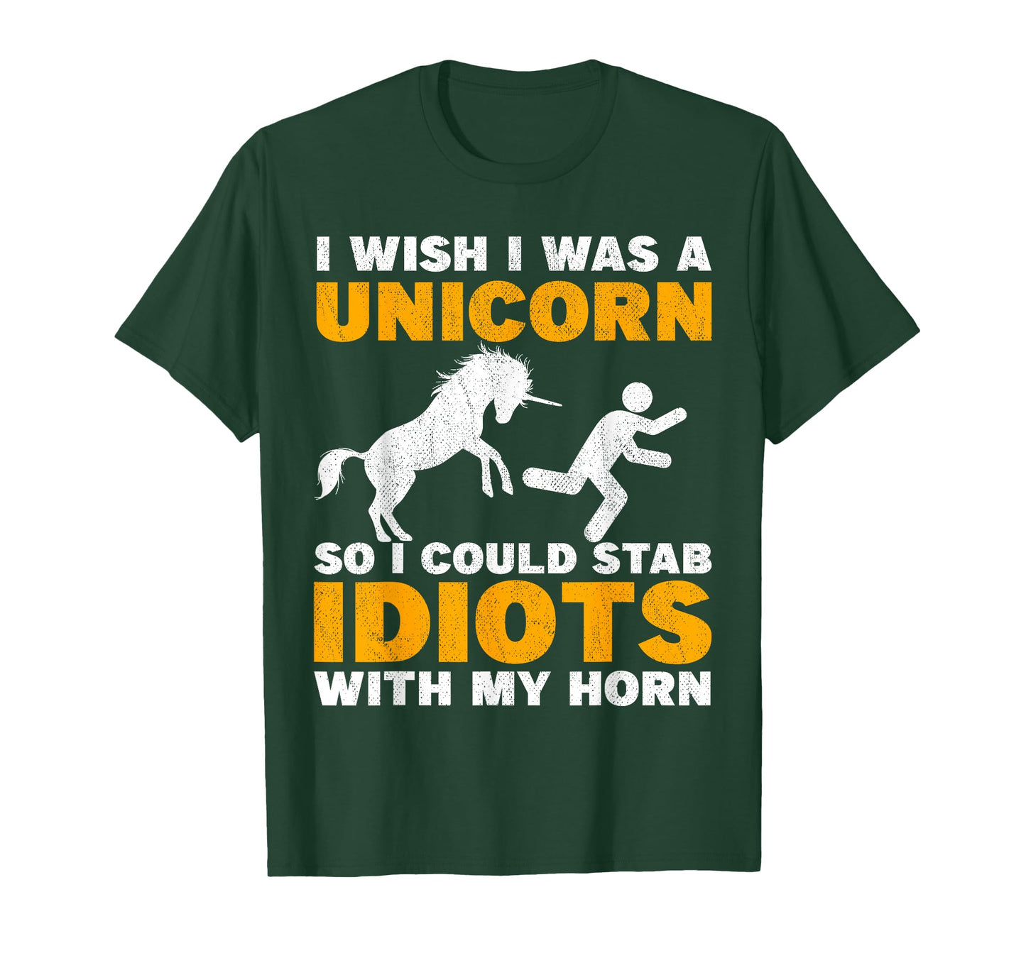 Funny sarcastic sarcasm unicorn horn adult humor offensive T-Shirt