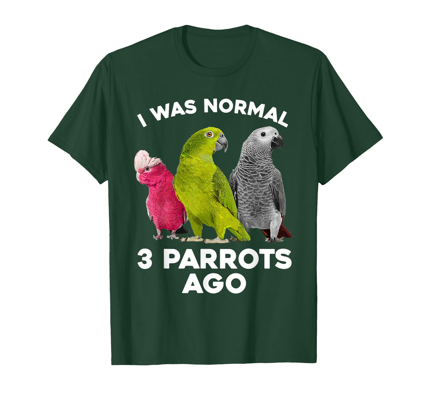 Cool Parrot Art For Men Women Cockatoo Cockatiel Macaw Bird T-Shirt