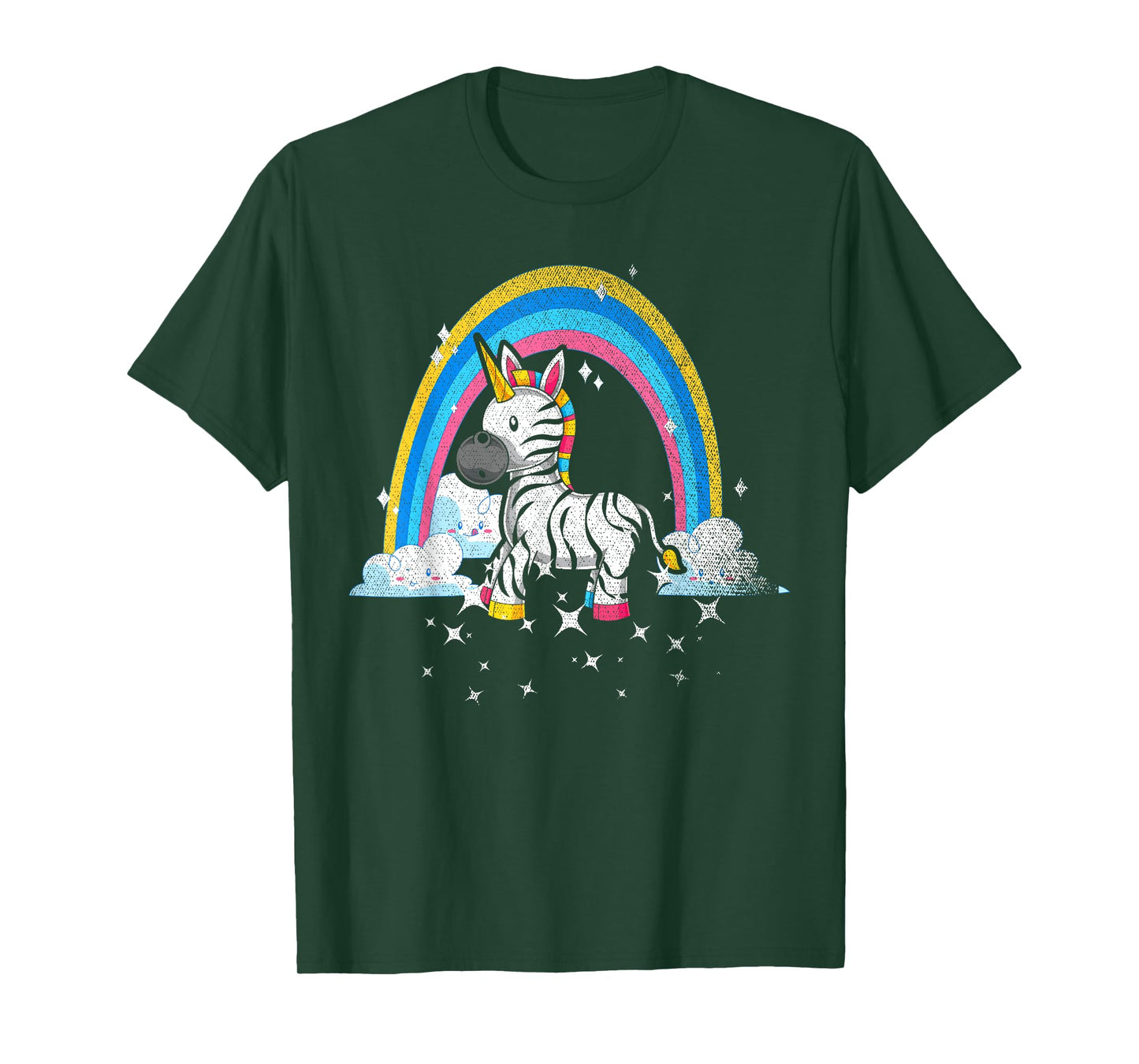 Rainbow Zebracorn Africa Animal Fantasy Zebra Unicorn T-Shirt