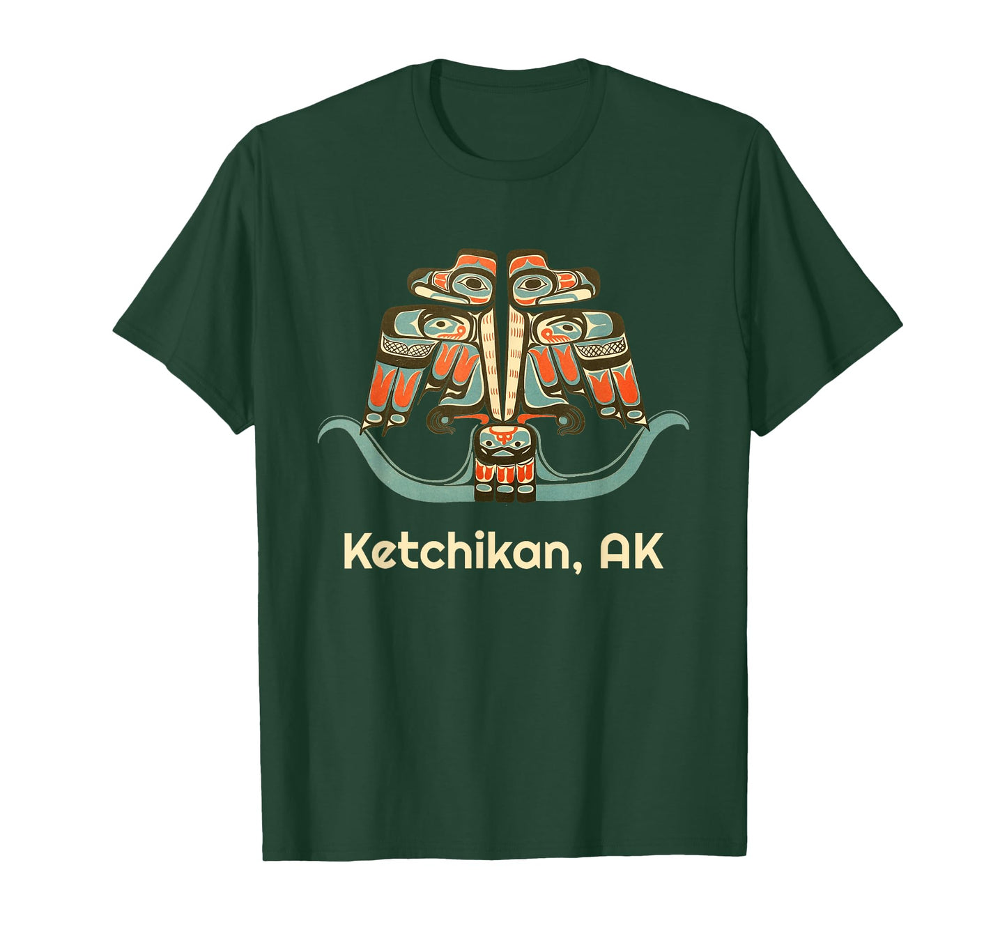 Ketchikan Alaska Thunderbird Native Indian American Tribal T-Shirt