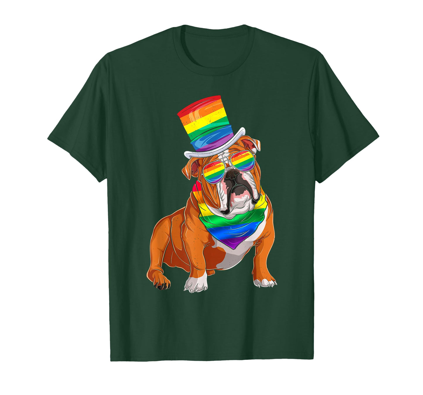 LGBTQ+ Pride English Bulldog | Funny LGBT Pride T-Shirt
