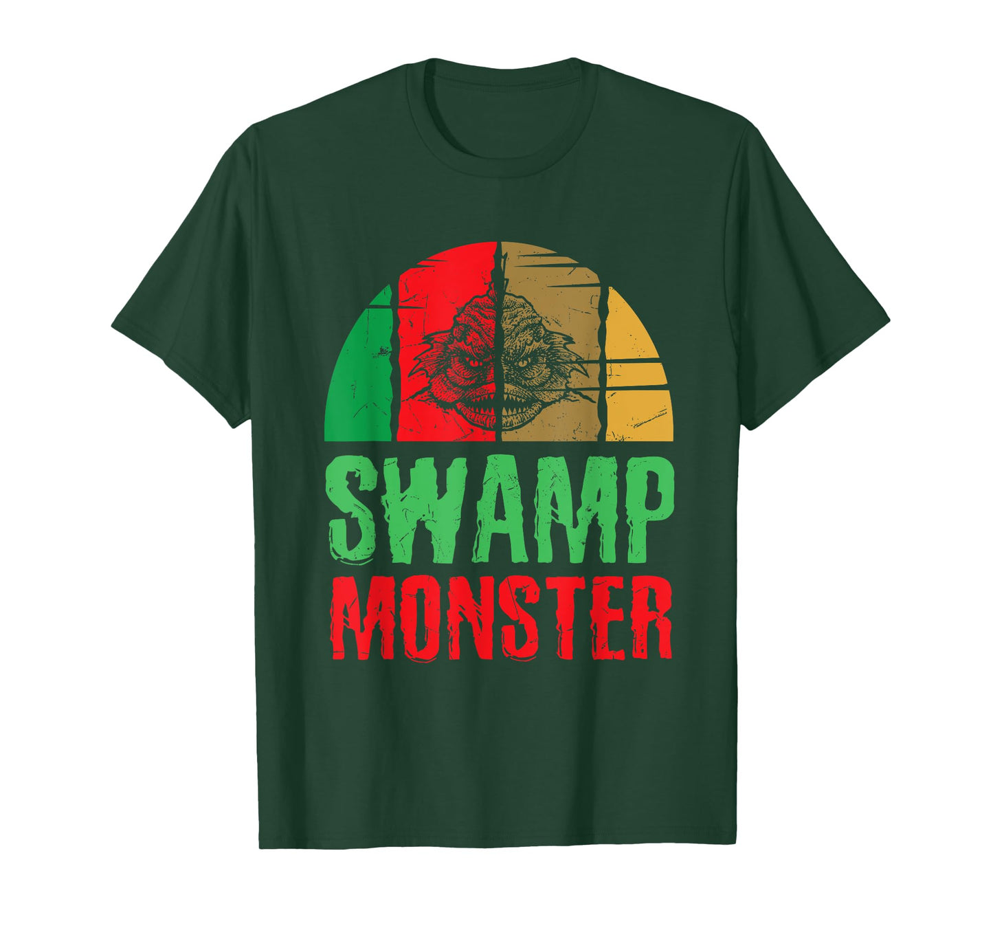 Cool Swamp Monster Monsters Fish Swamp Lovers gift T-Shirt
