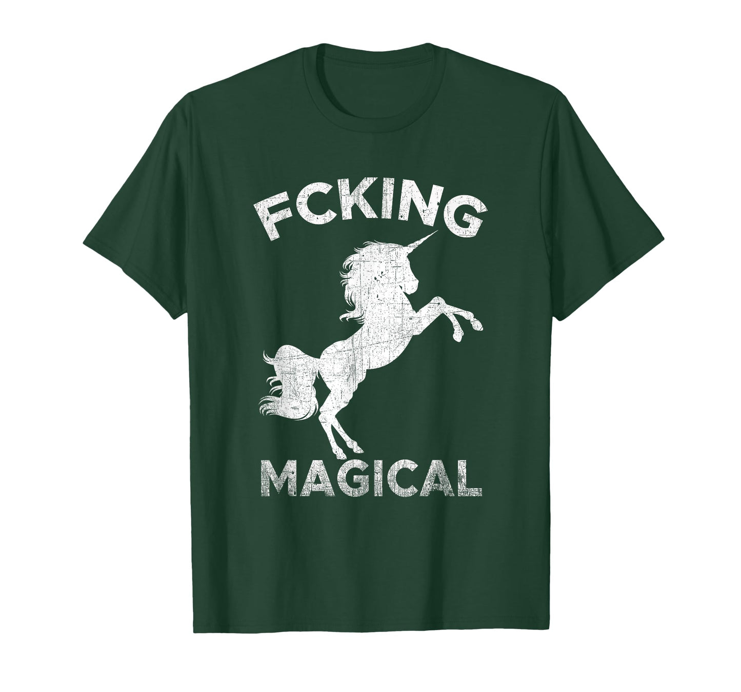 Fcking Magical Unicorn - Funny Adult Womens T-Shirt