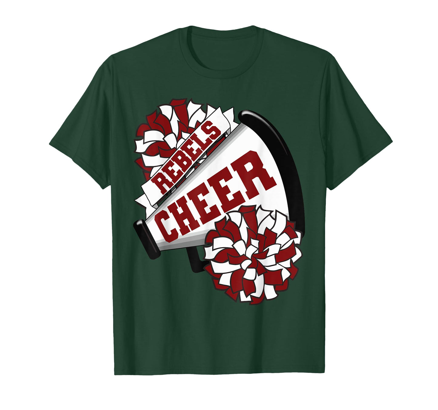 Rebels Cheer Back To School Cheerleading Spirit M T-Shirt