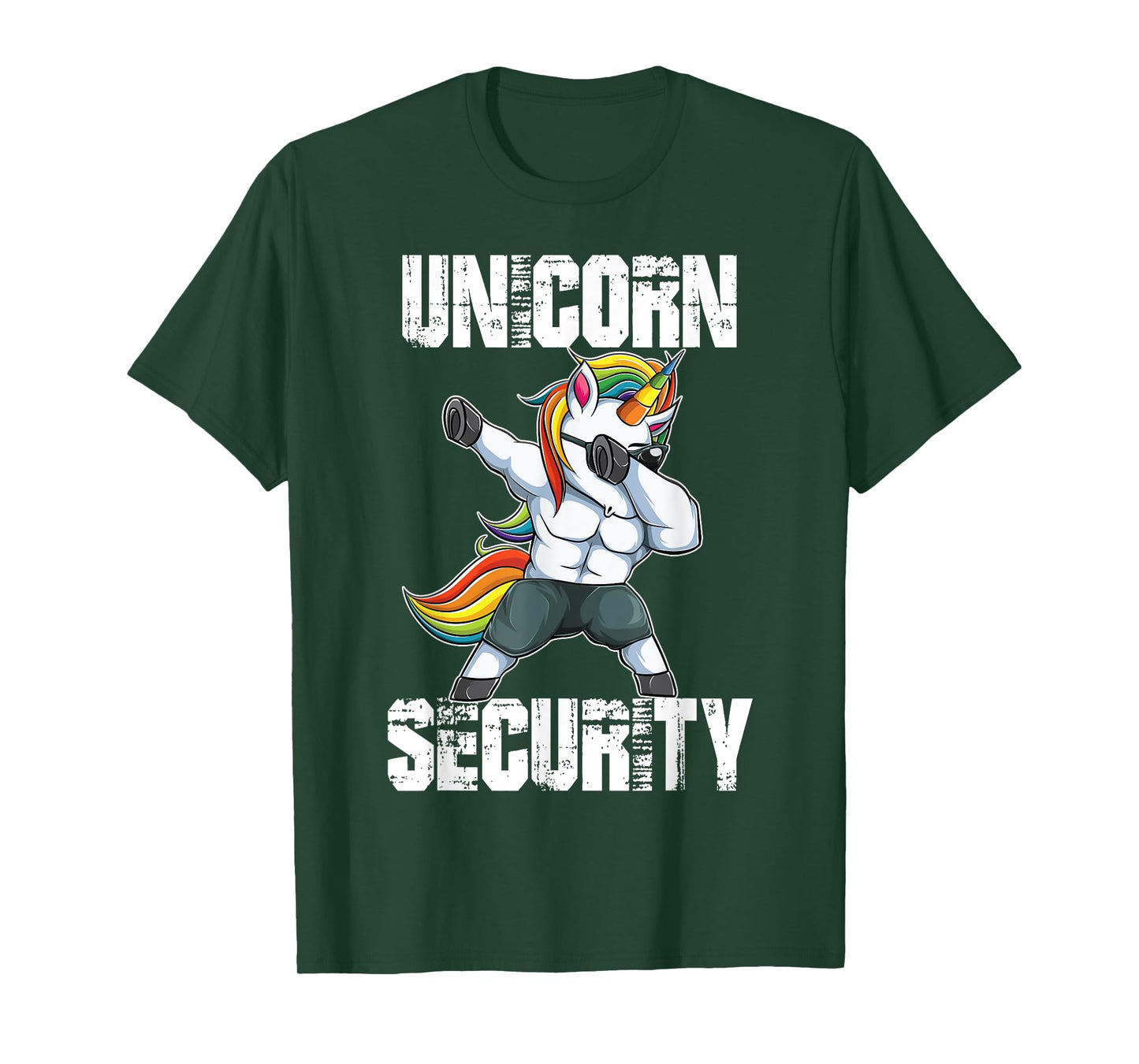 Unicorn Security Dad Mom Daughter Adult unicorn costume gift T-Shirt