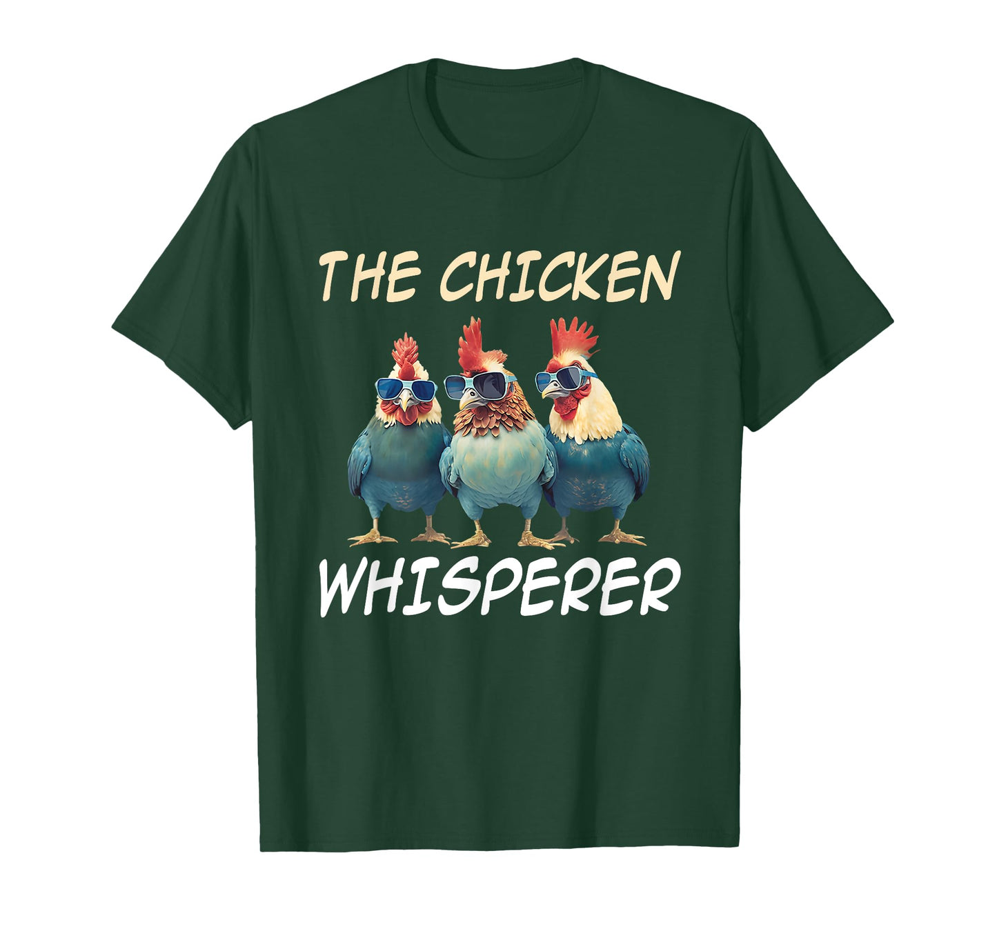 The Chicken Whisperer Retro Vintage Funny Chicken Farmer T-Shirt