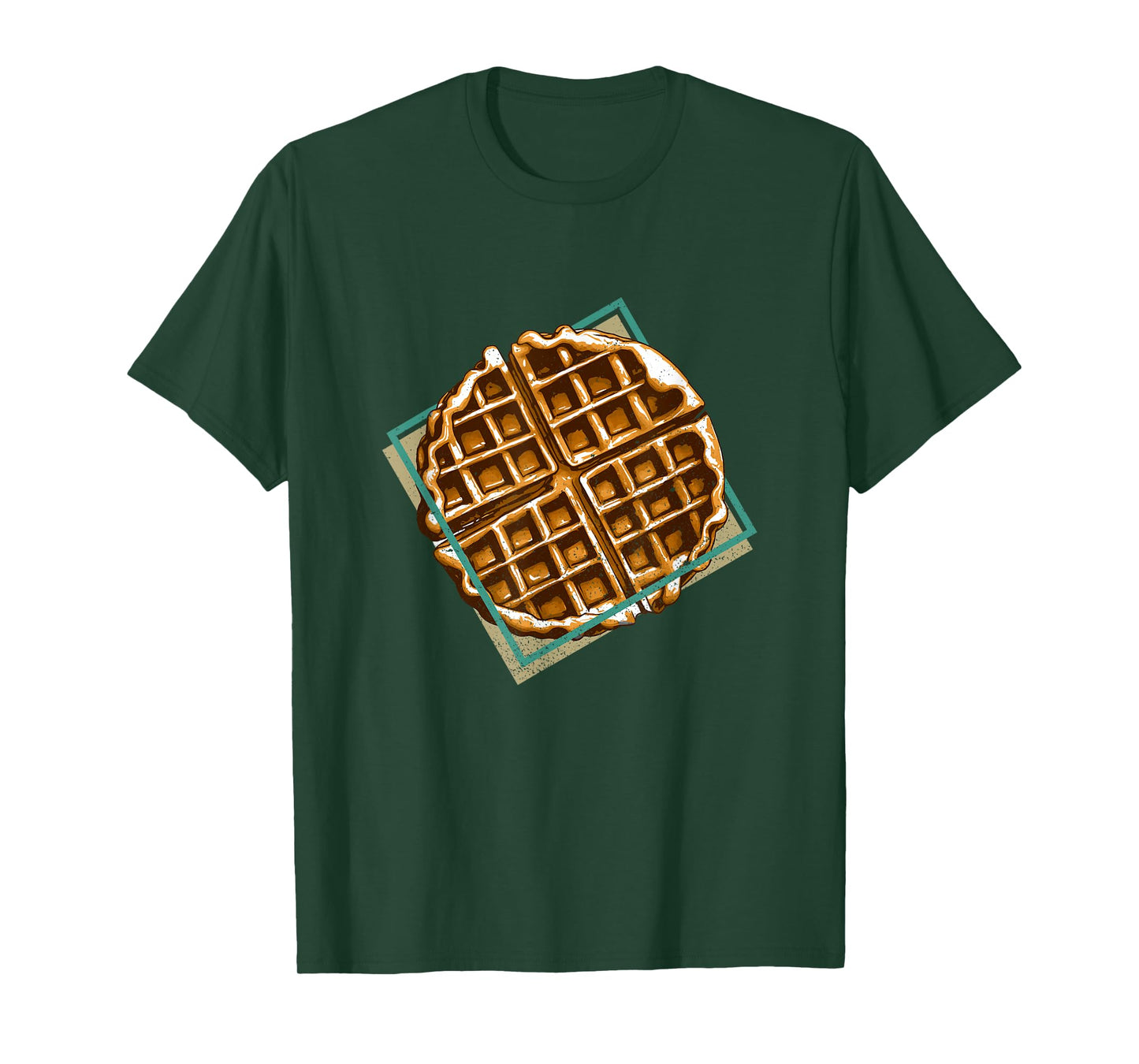 Waffle Puristic Design Delicious Waffle Chef T-Shirt