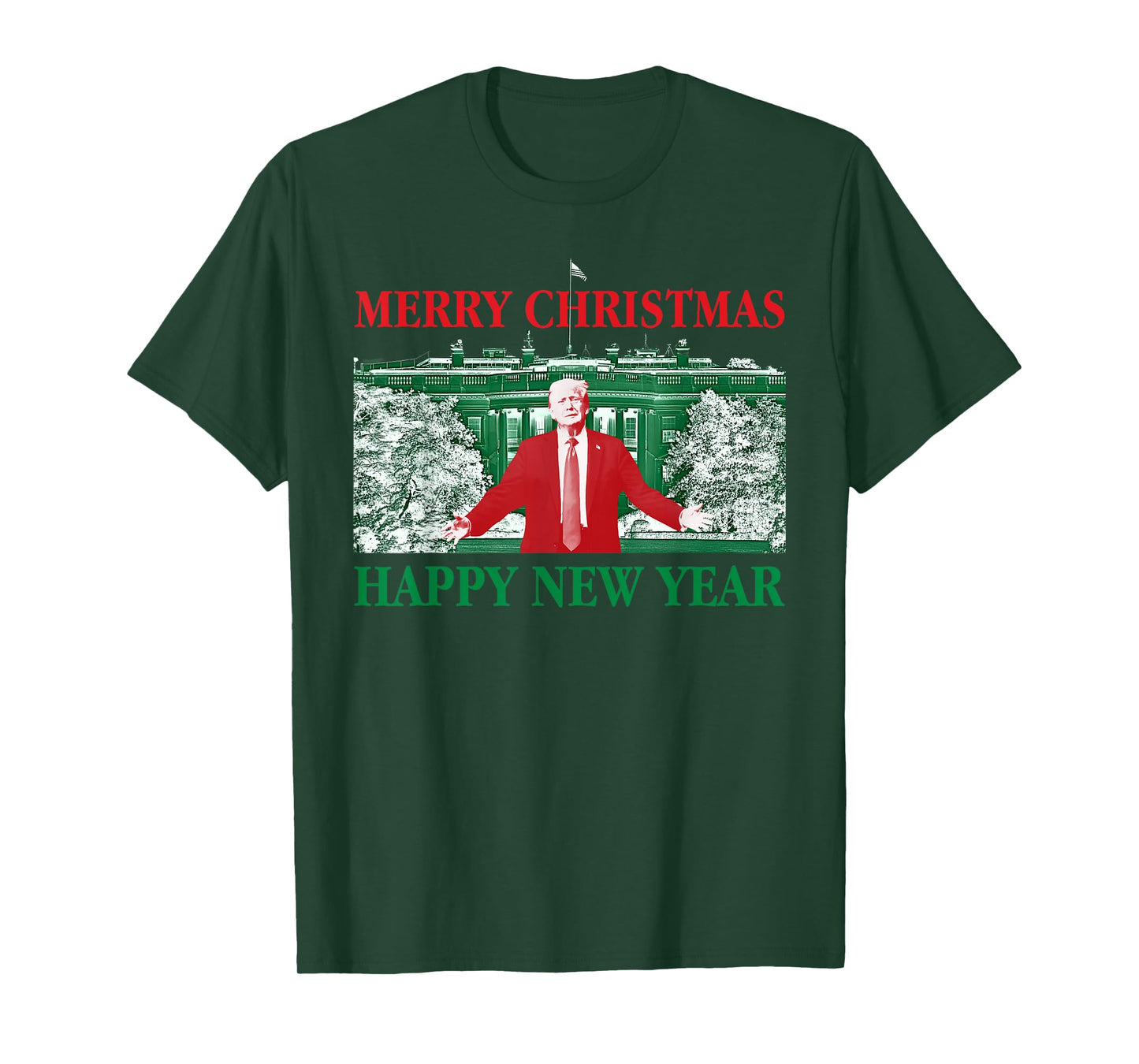 47th President Merry Christmas Xmas Happy New Year 2025 2026 T-Shirt