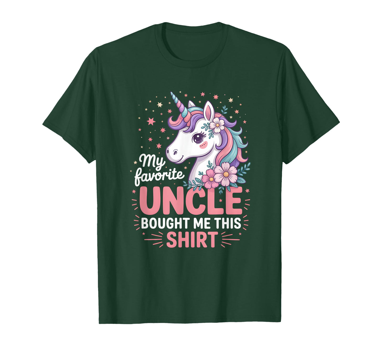 Favorite Uncle Niece Family Matching Love Cute Proud Kids T-Shirt
