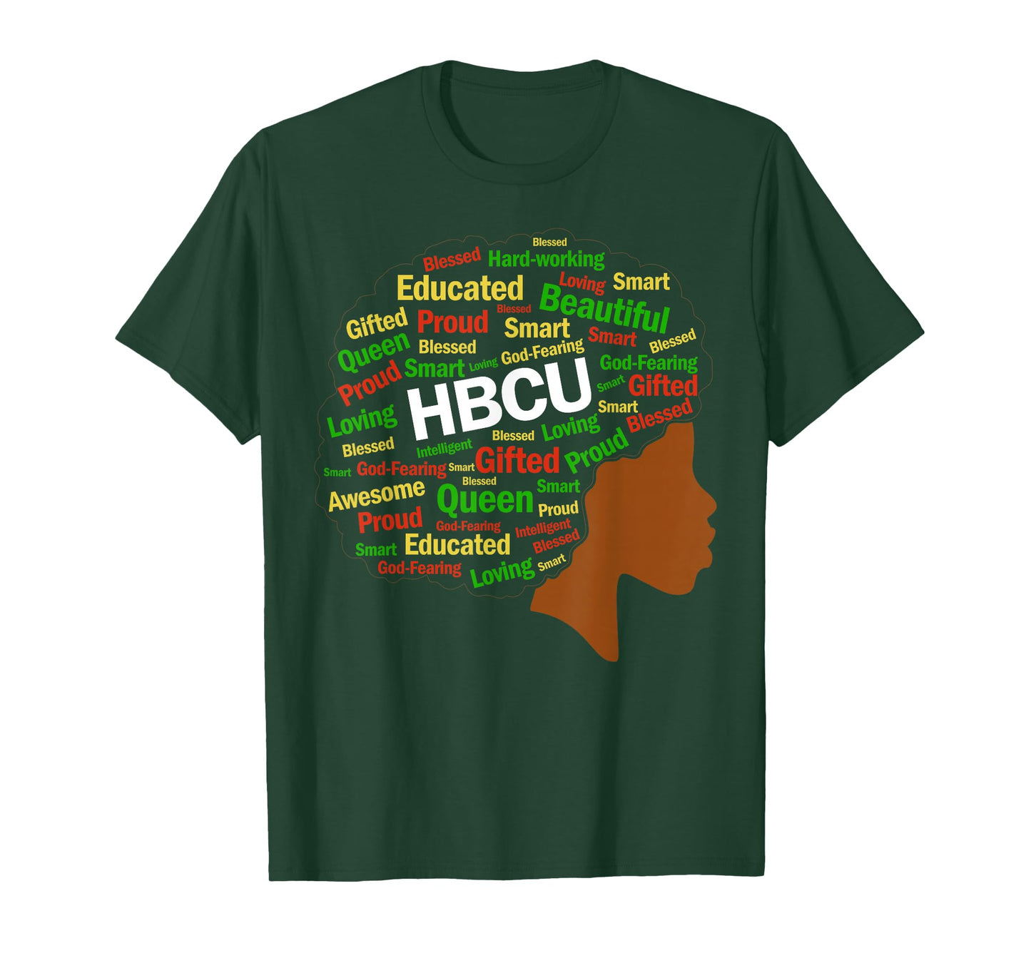 Women HBCU Grad Afro History Girls Historical Black College T-Shirt