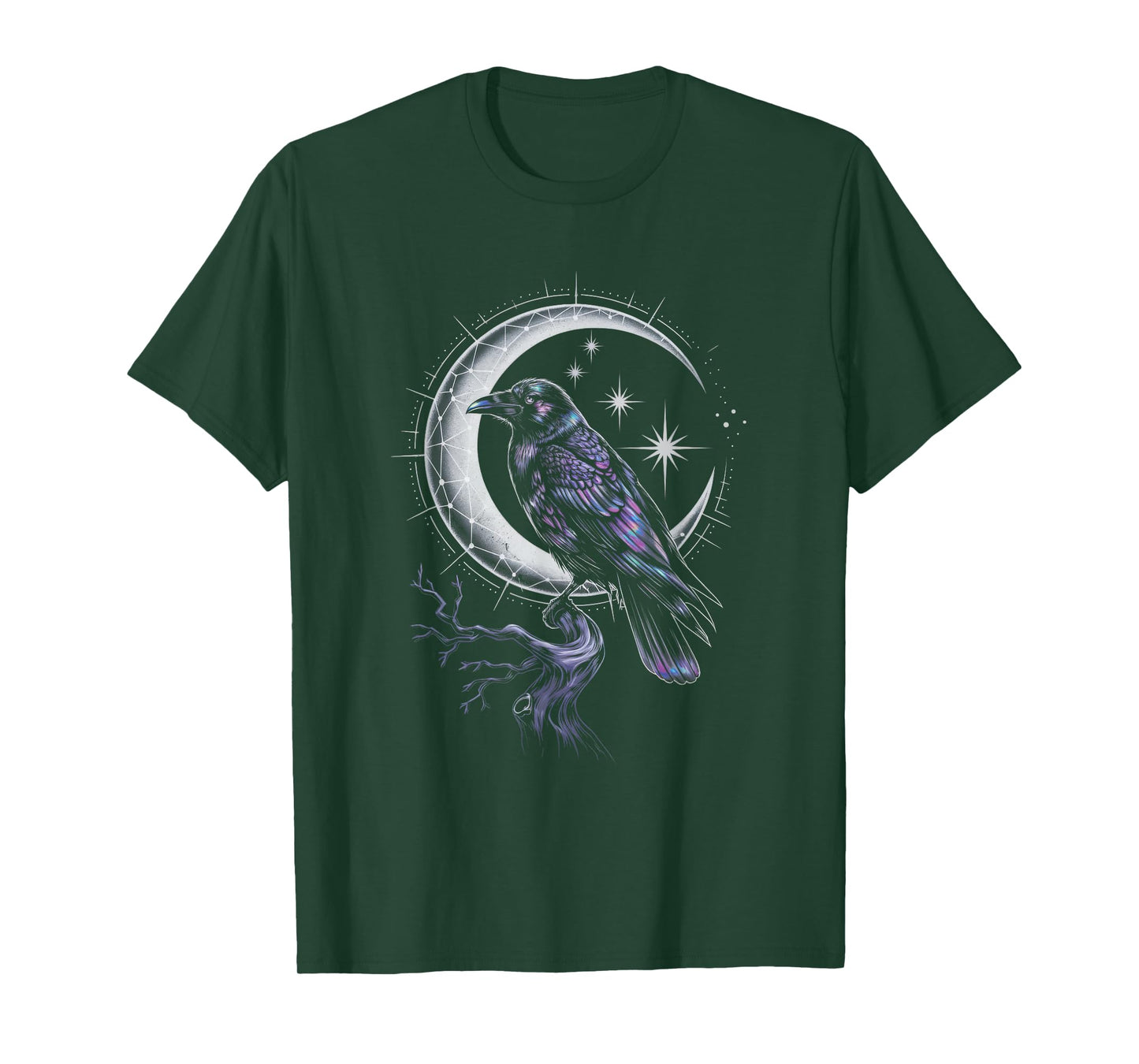 Raven Crow Dark Bird Witchcraft T-Shirt