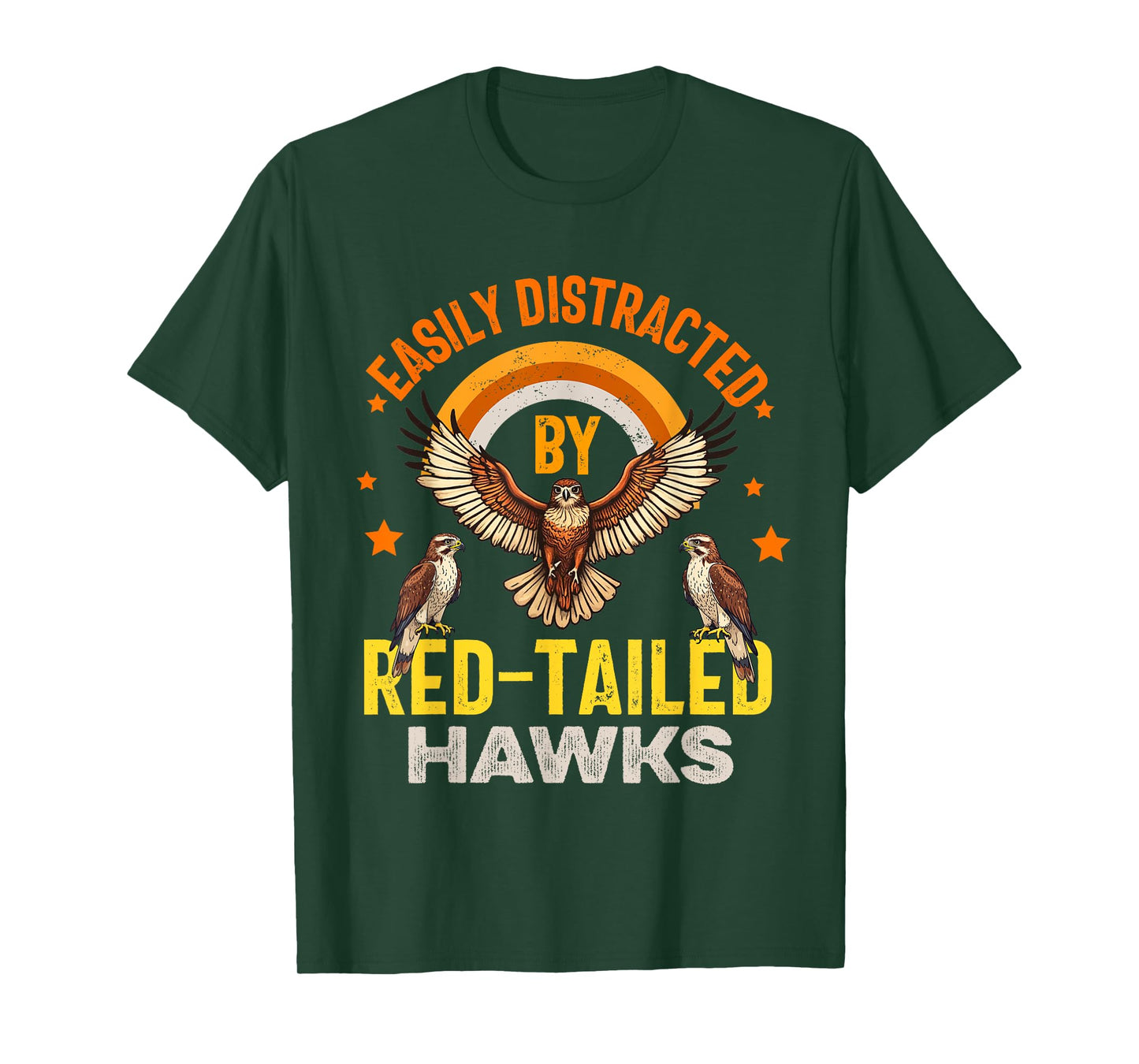 Red Tailed Hawk Chickenhawk Harlan's Hawk Buteo Jamaicensis T-Shirt