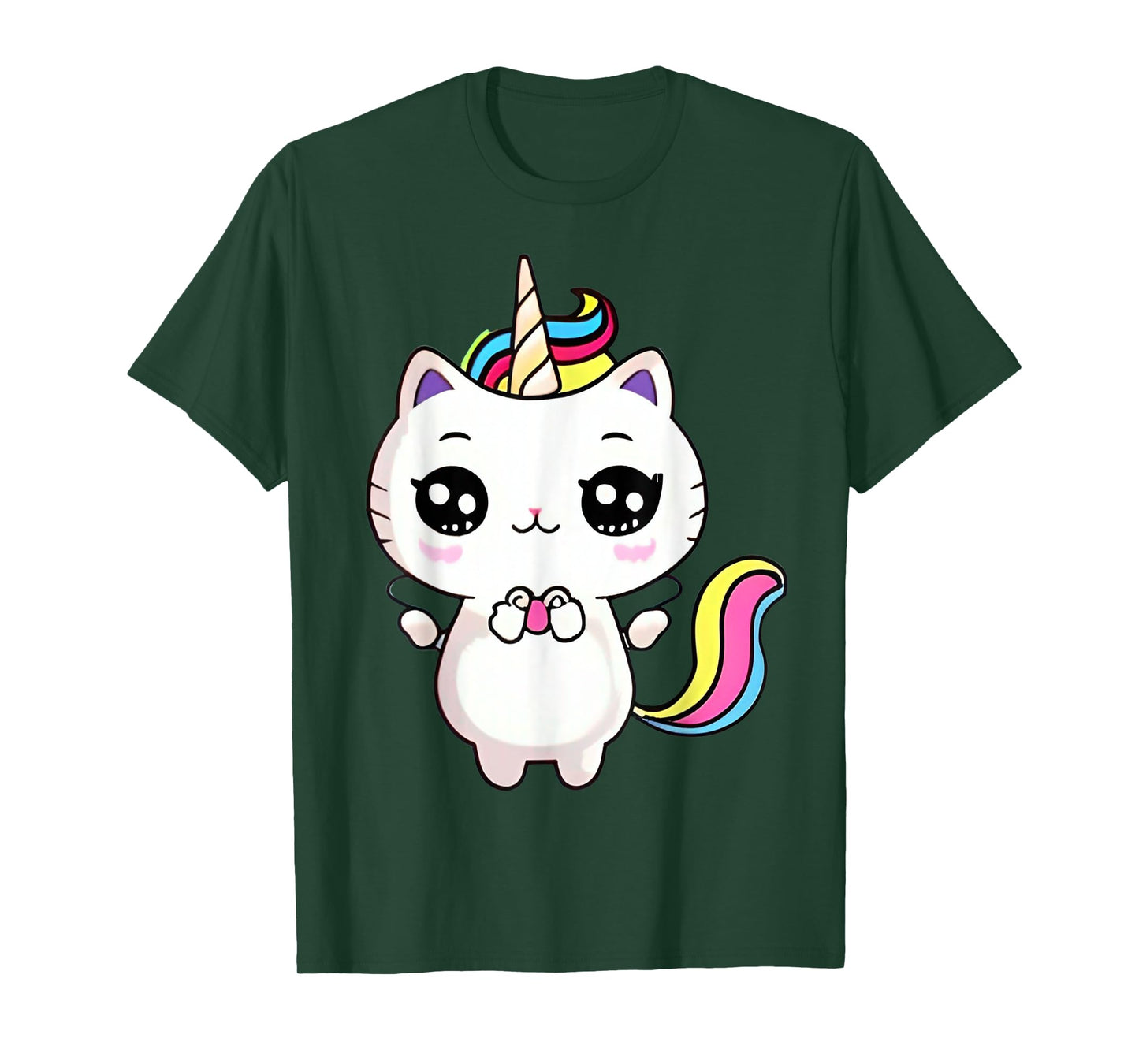 Caticorn Meowgical Rainbows shirt Cat Kittycorn Unicorn Tee T-Shirt