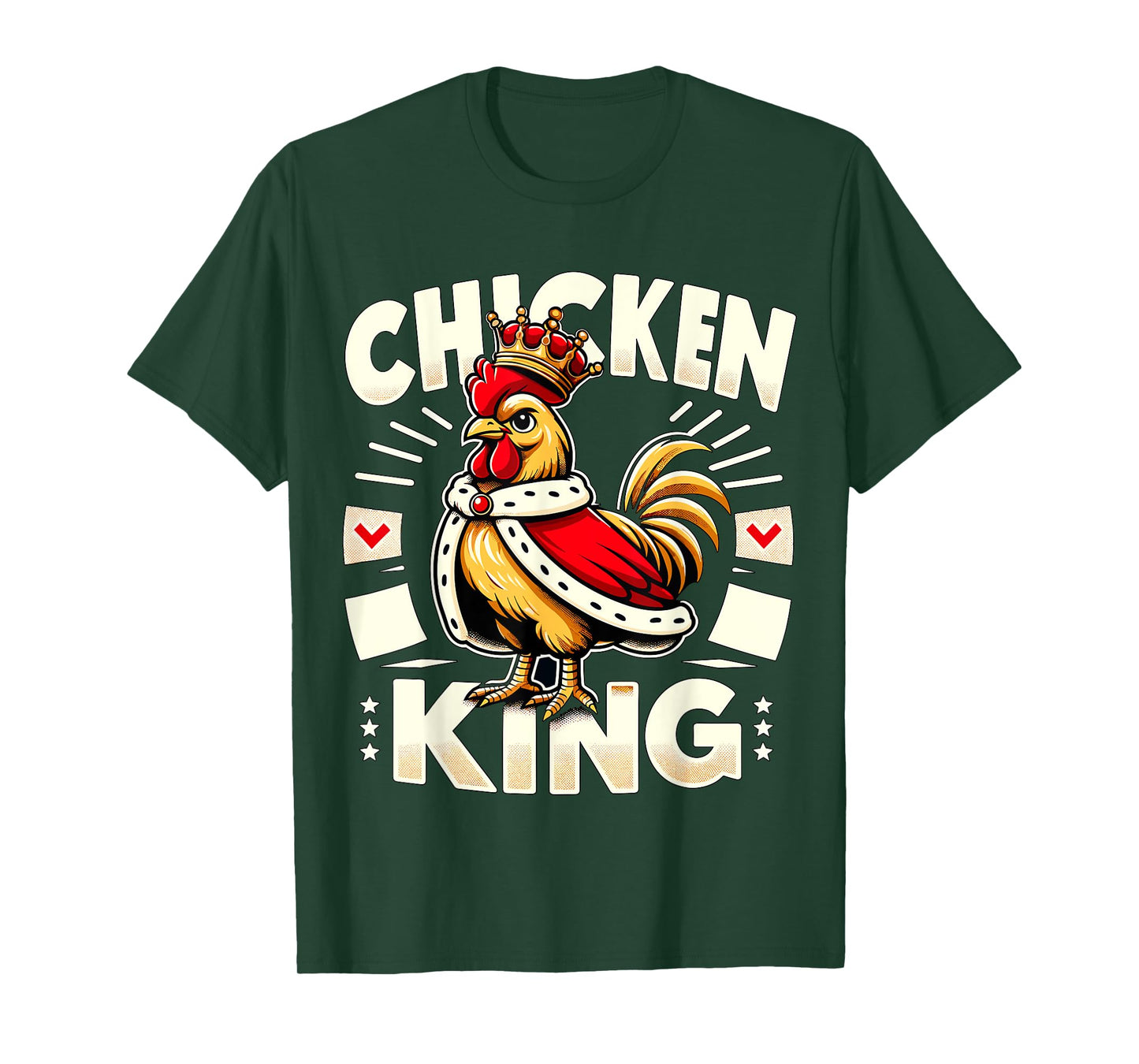 Chicken King Farmer T-Shirt