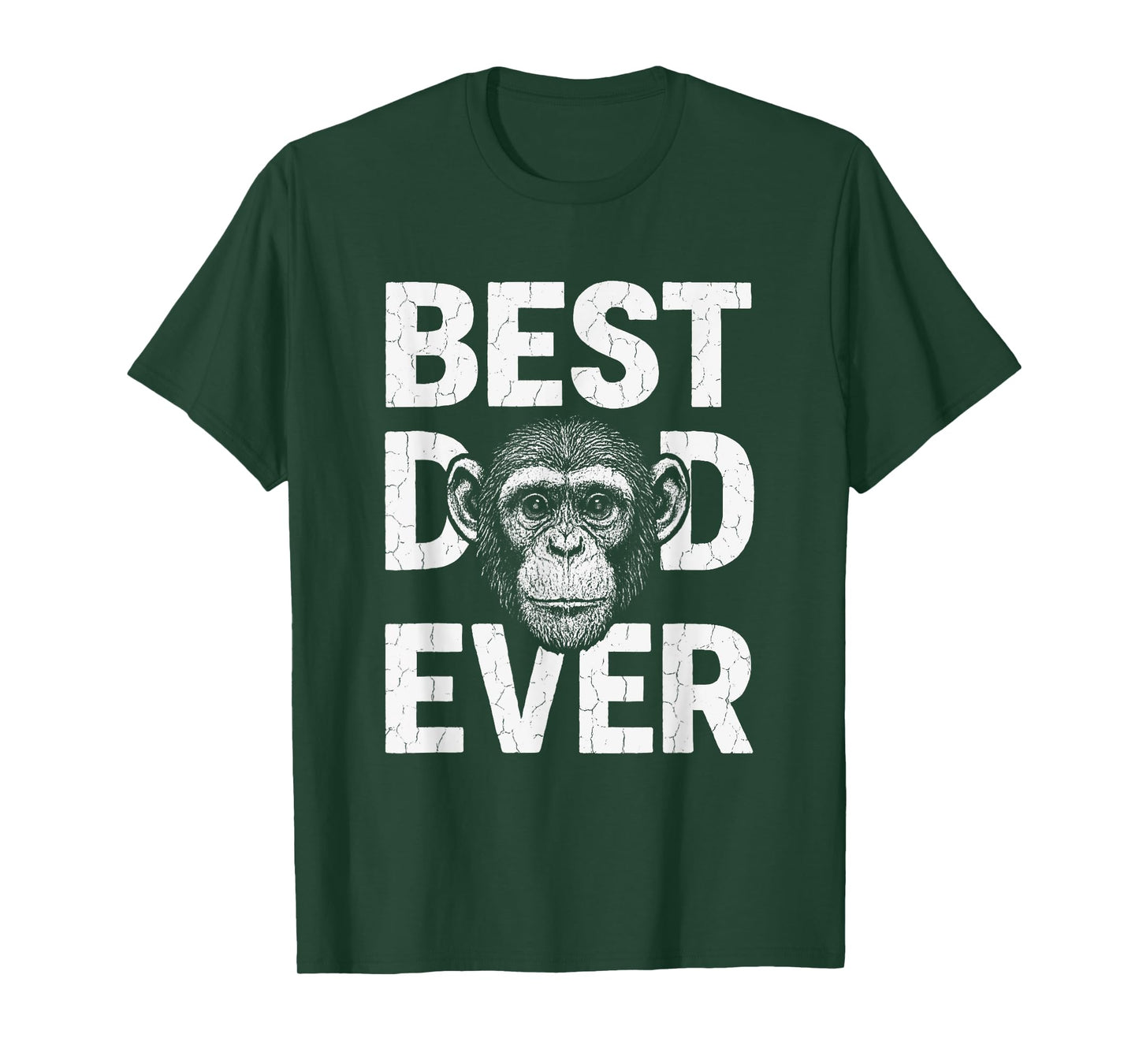 Best Monkey Dad Ever Funny Dad Papa Father's Day Gift T-Shirt