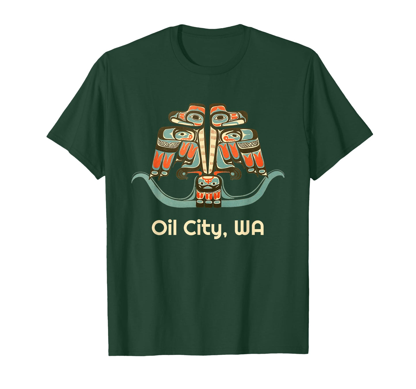 Oil City Washington Thunderbird NW Native American T-Shirt