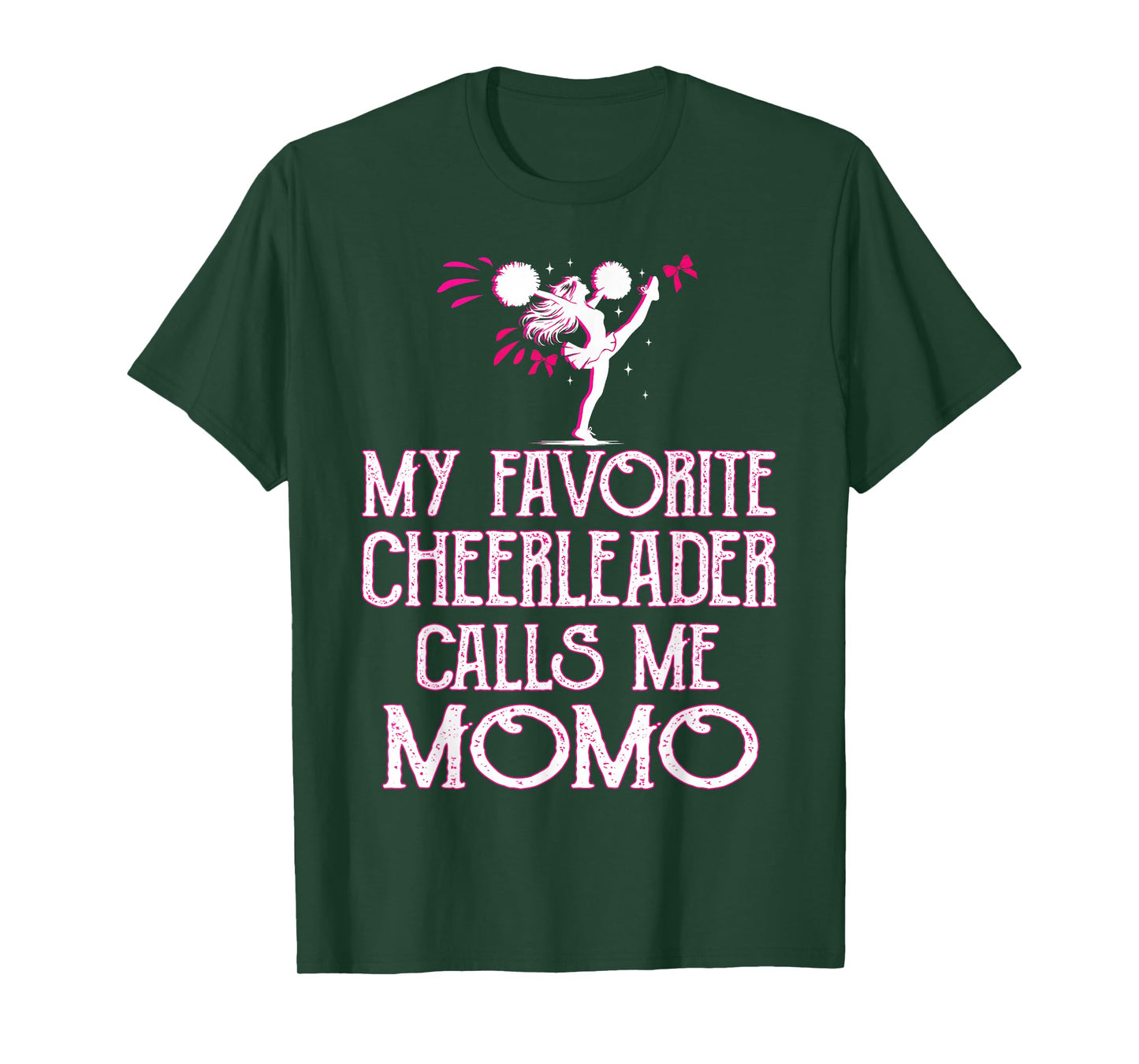 Cheer My Favorite Cheerleader Calls Me Momo Xmas T-Shirt