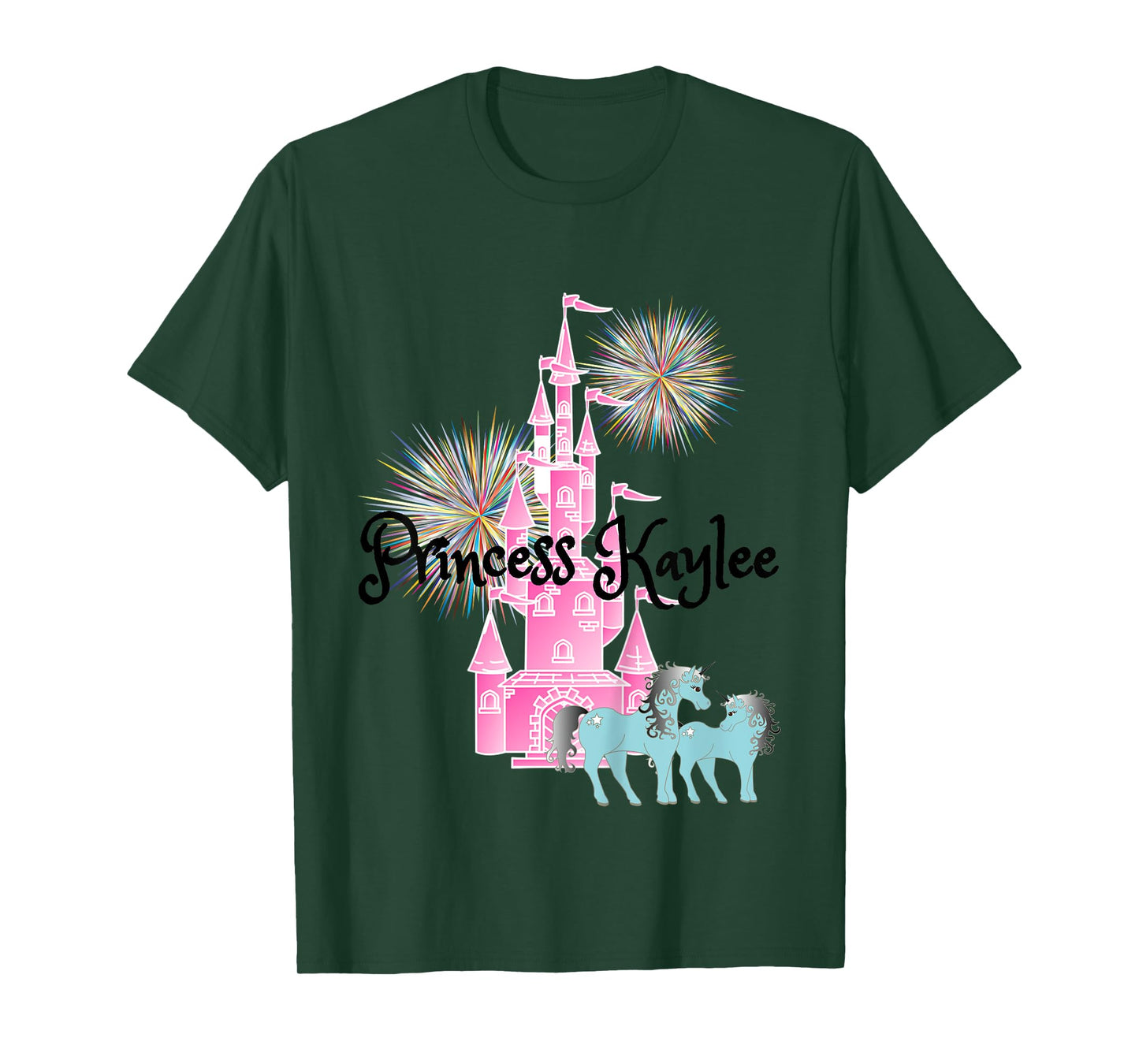 Kids Princess Kaylee Name Girls Personalized Custom T-Shirt