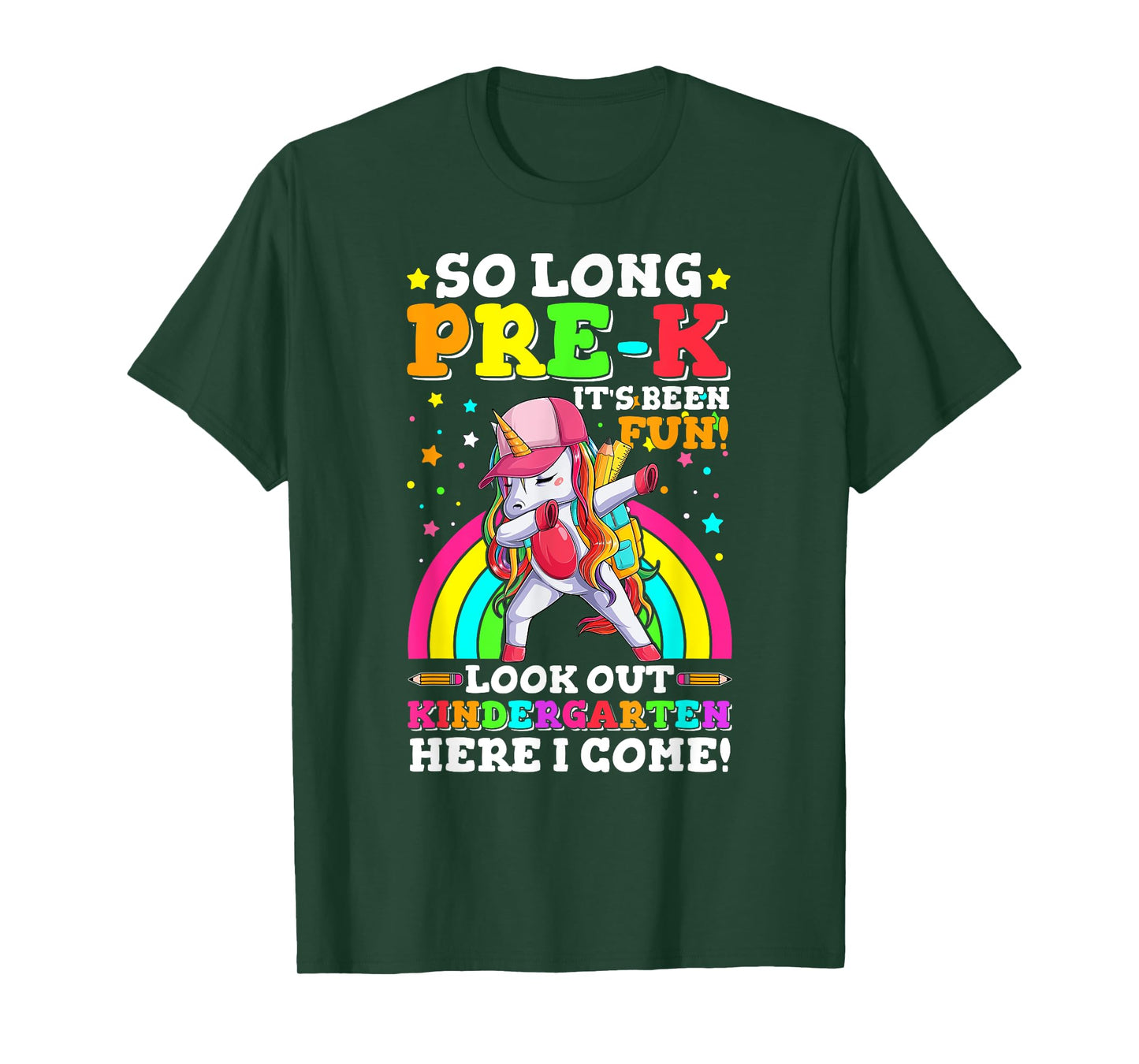 So Long Pre-K Kindergarten Here I Come pre-k graduation T-Shirt