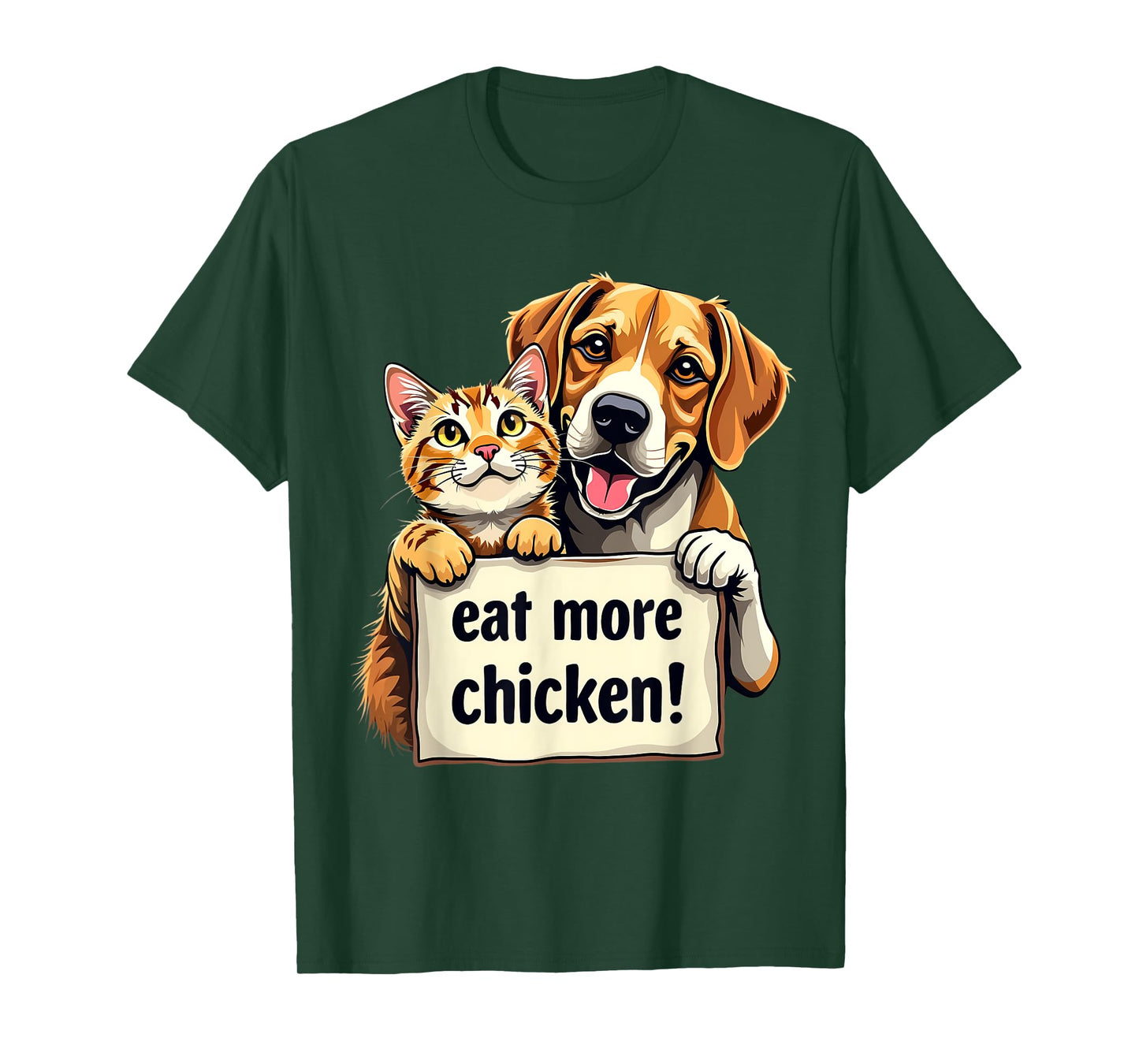 They're Eating the Dogs Cats Eat More Chicken Funny Trump T-Shirt